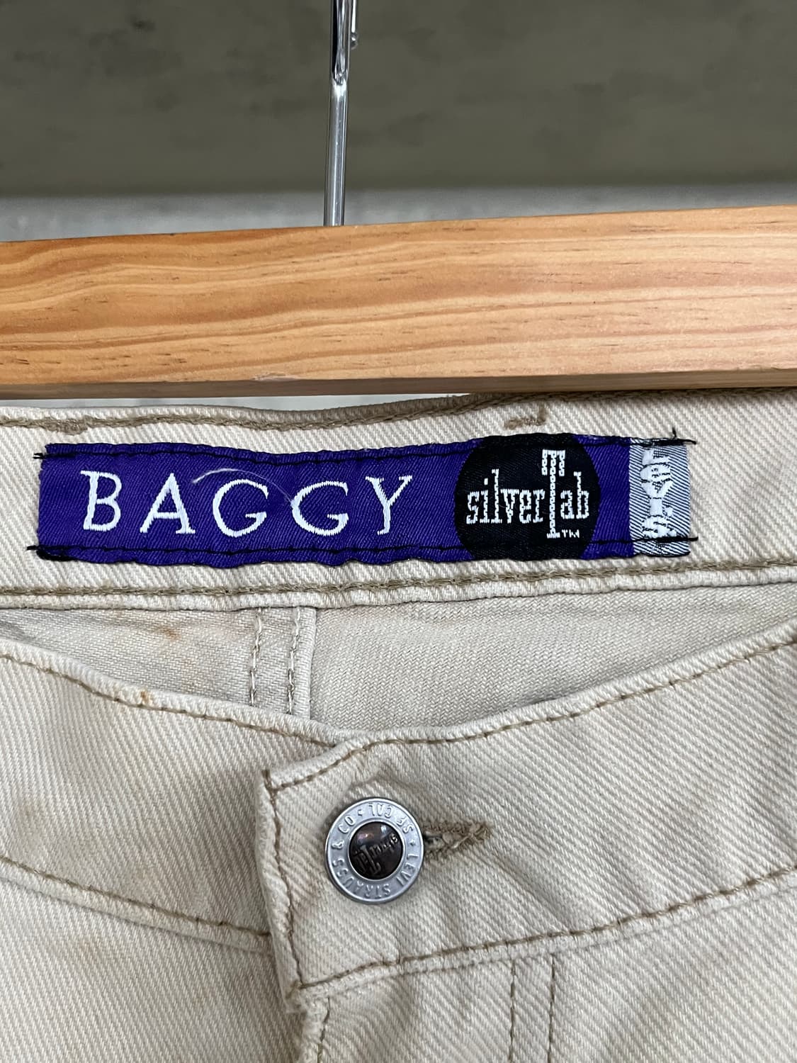 90s USA LEVIS SILVER TAB BAGGY 상품이미지7