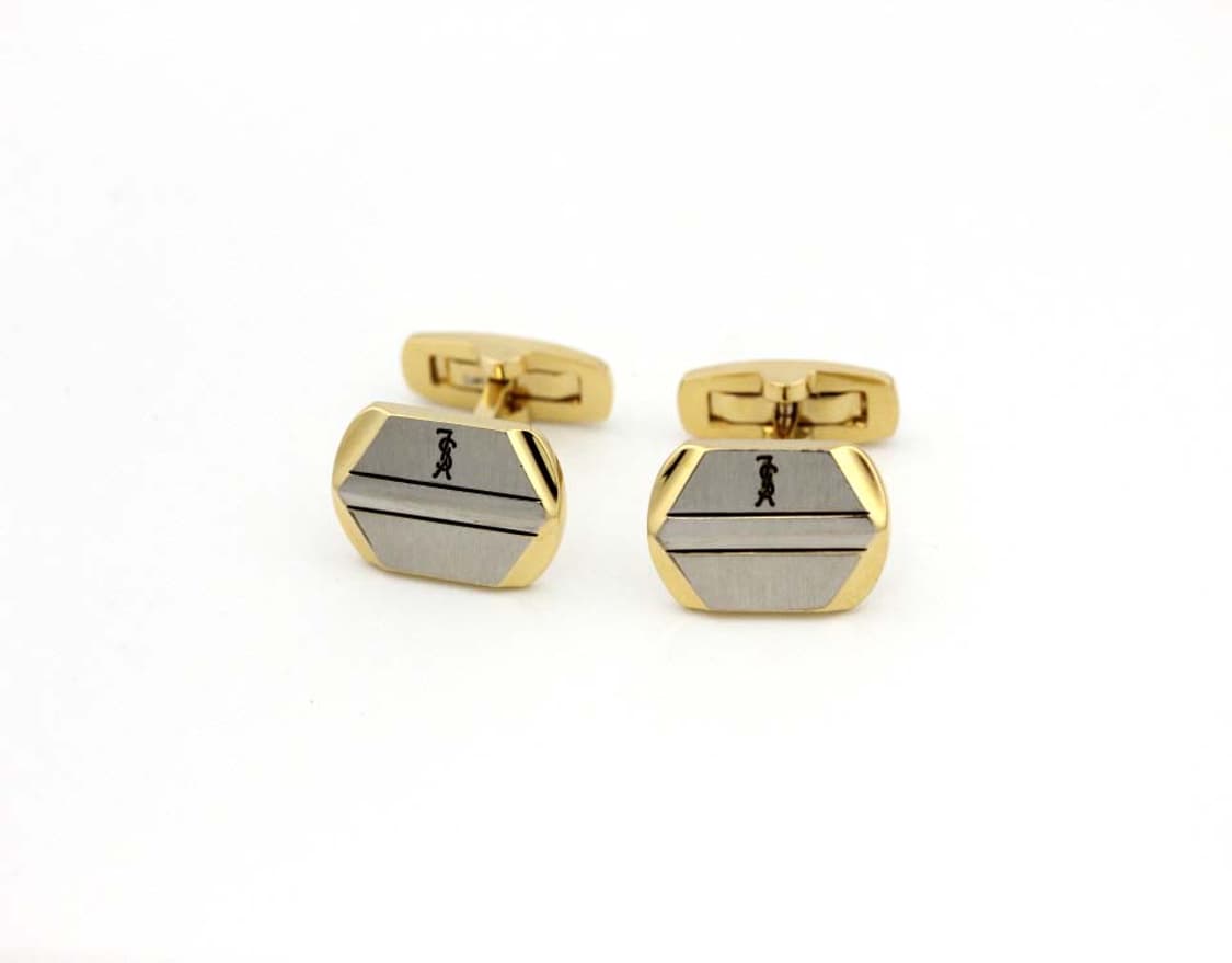 입생로랑 A-등급 남자 명품 커프스 빈티지 상품이미지2