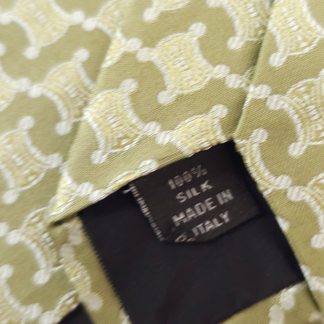 셀린느 모노 실크 넥타이 상품이미지4