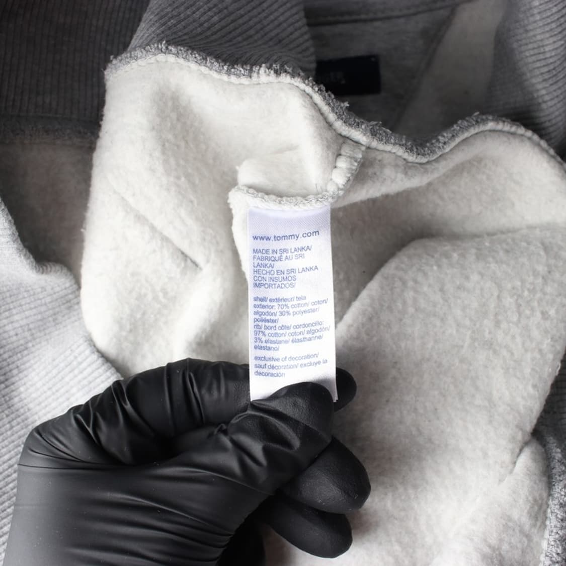 타미힐피거 자수 로고 하프집업 맨투맨 L 상품이미지6