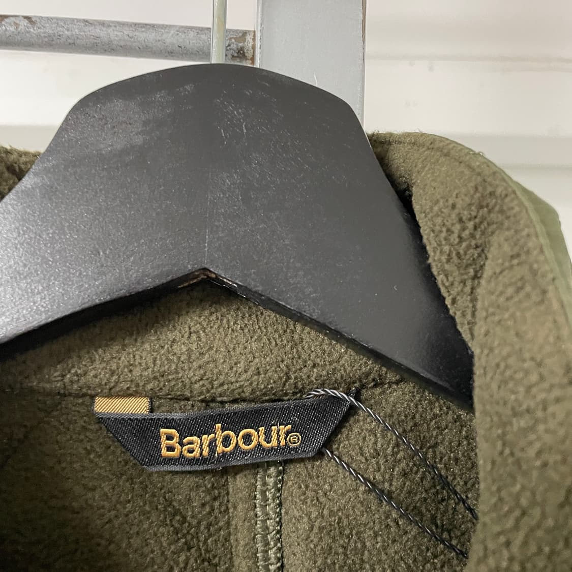 바버 퀄팅 카키 자켓 M 상품이미지5