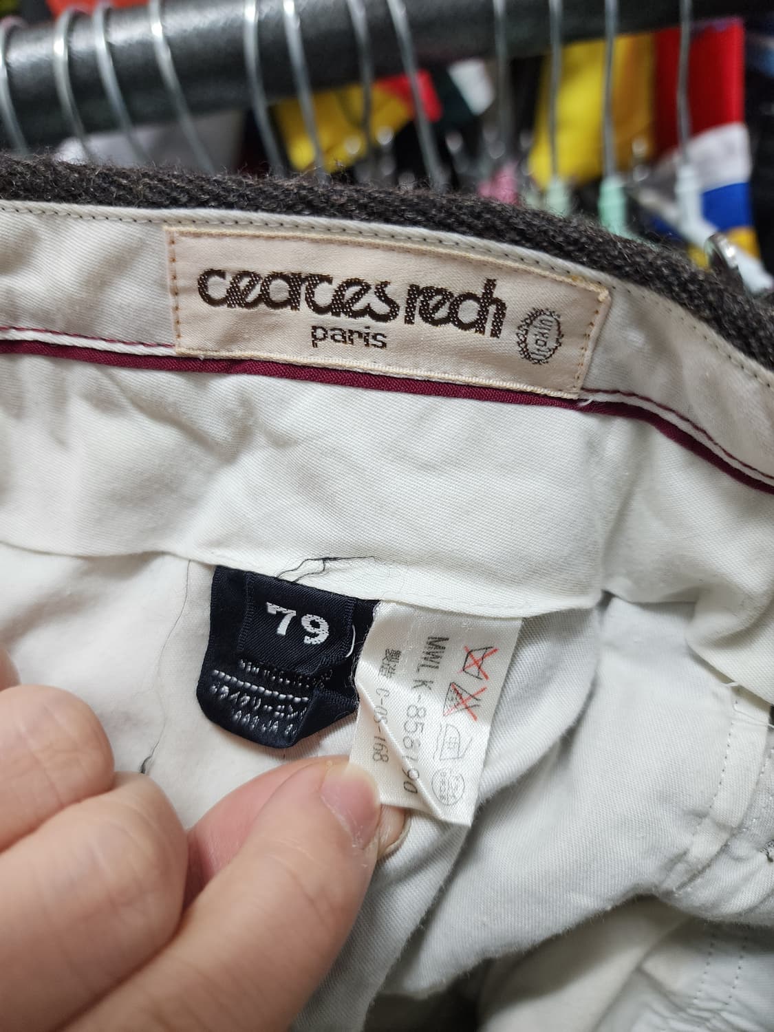 90s 일본판 빈티지 울 슬랙스 상품이미지6