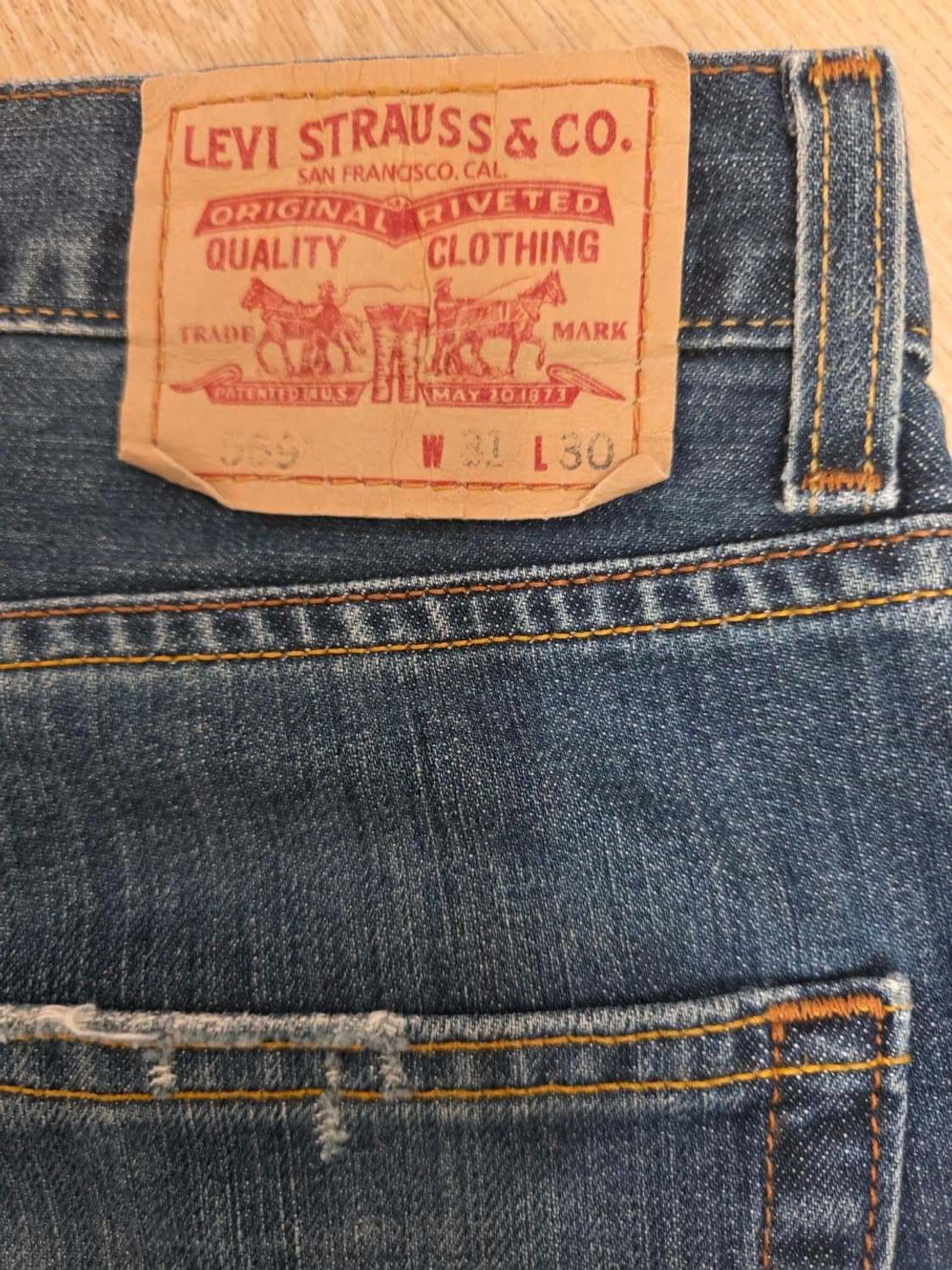 빈티지 리바이스 569 루즈 스트레이트 31 상품이미지3