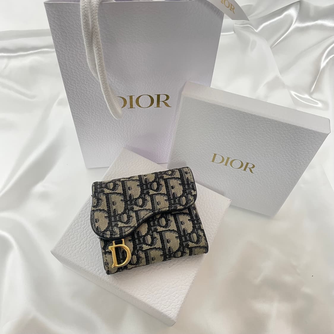 디올 오블리크 3단 반지갑 풀세트 A급 상품이미지1