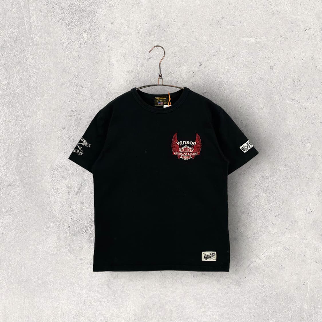 밴슨 자수 로고 반팔 상품이미지1