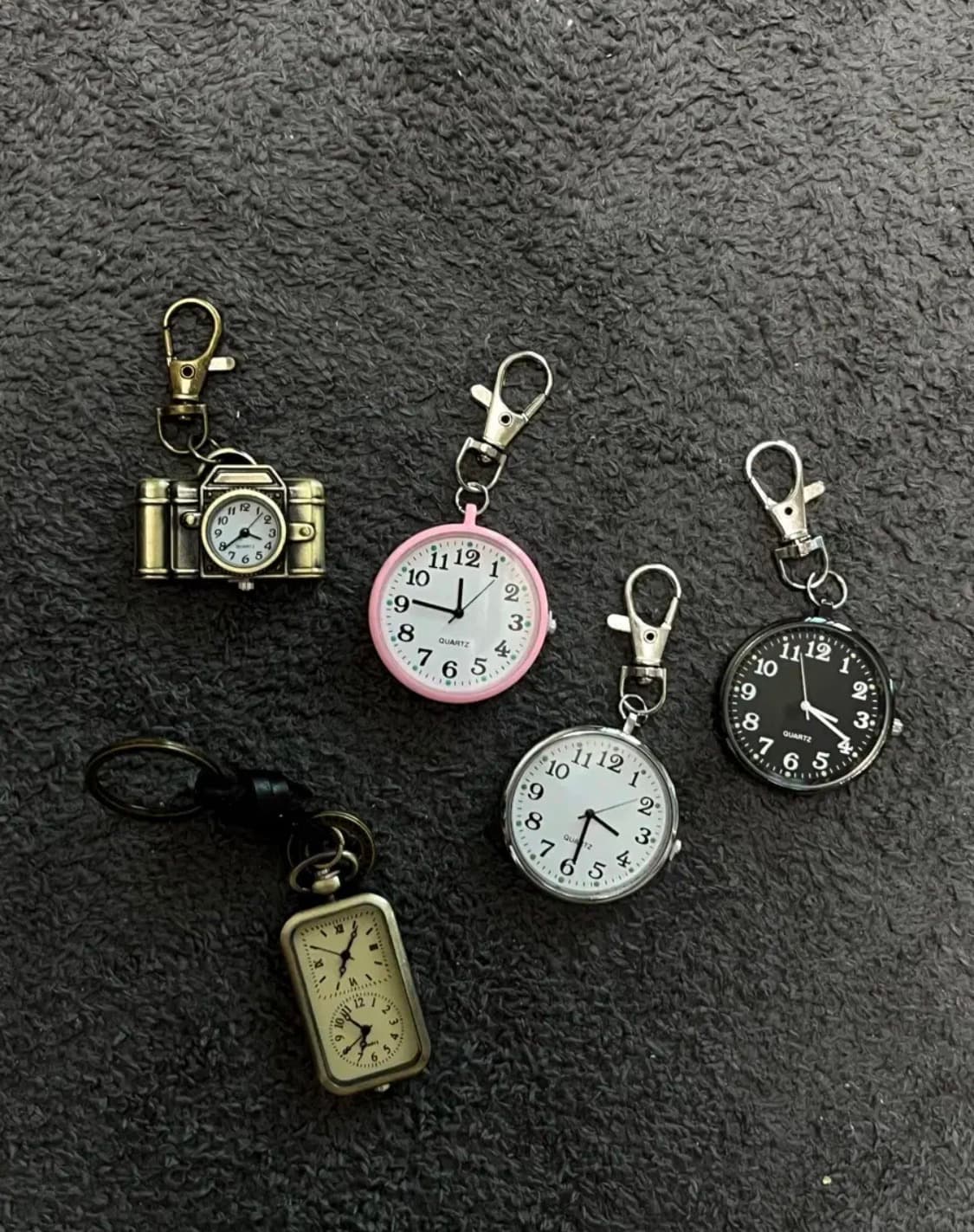 [새상품] 진짜시계키링 카메라키링 빈티지키링 골동품 상품이미지3