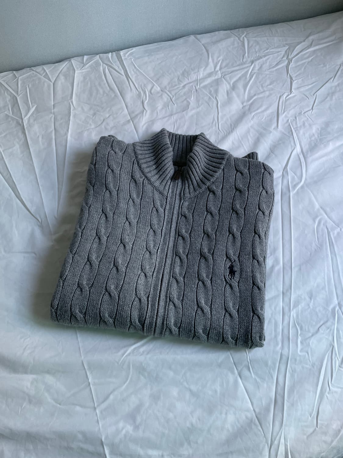 폴로 랄프로렌 니트 풀집업 XL 상품이미지1