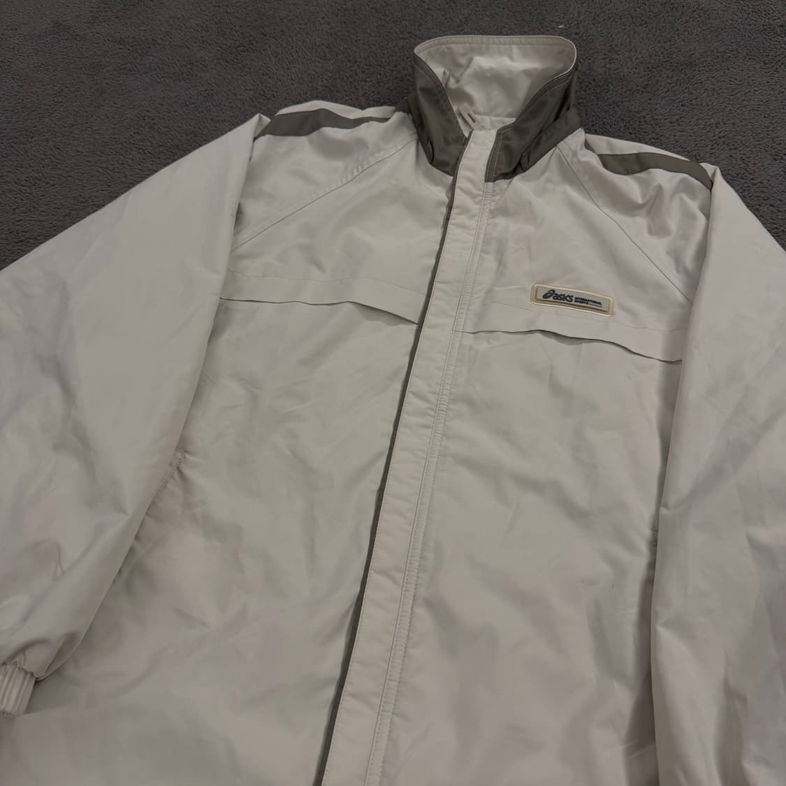 [정품/95] 아식스 00s 올드스쿨 우븐 바람막이 자켓 상품이미지1