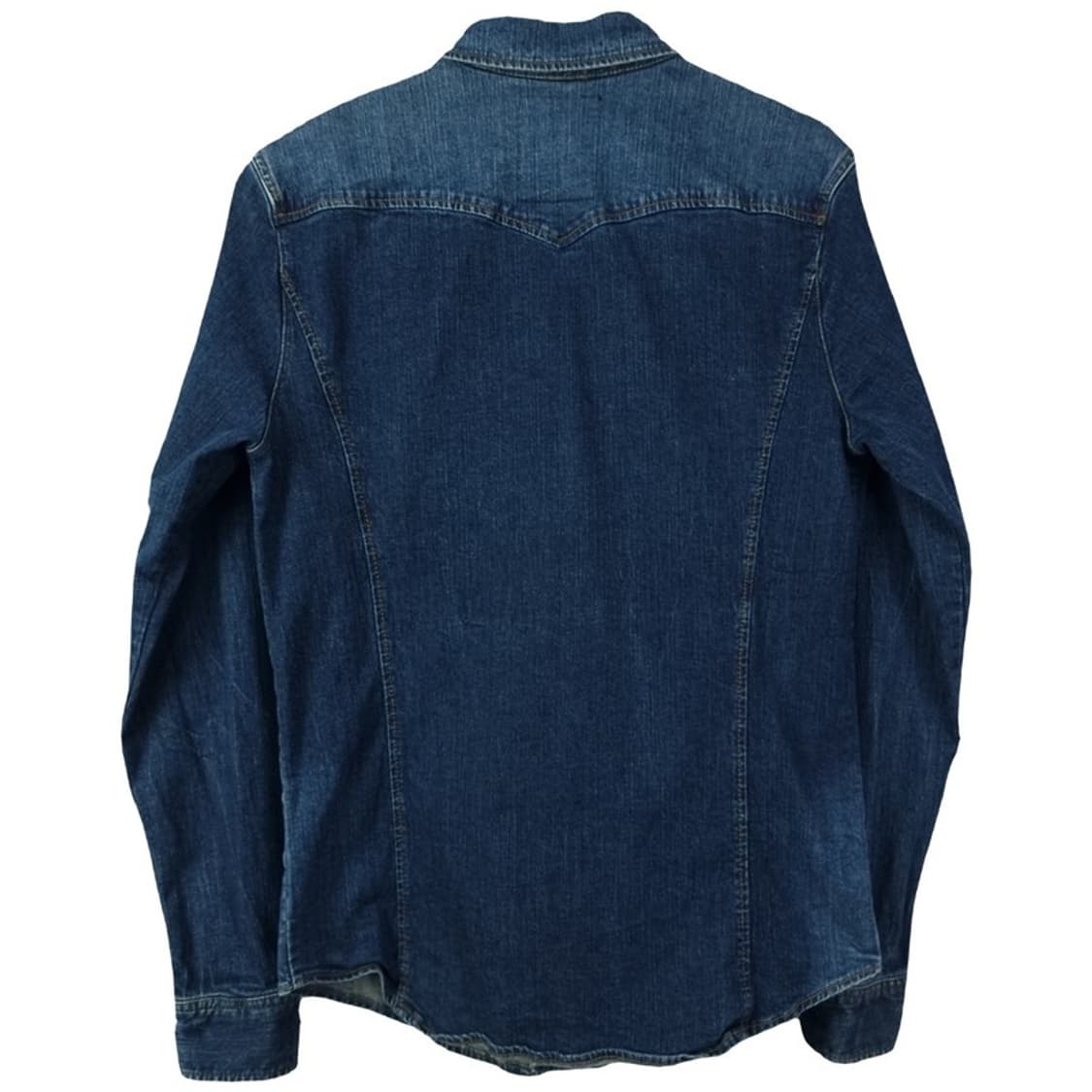 [버커루] 워시드 웨스턴 데님 셔츠 M18829 상품이미지3