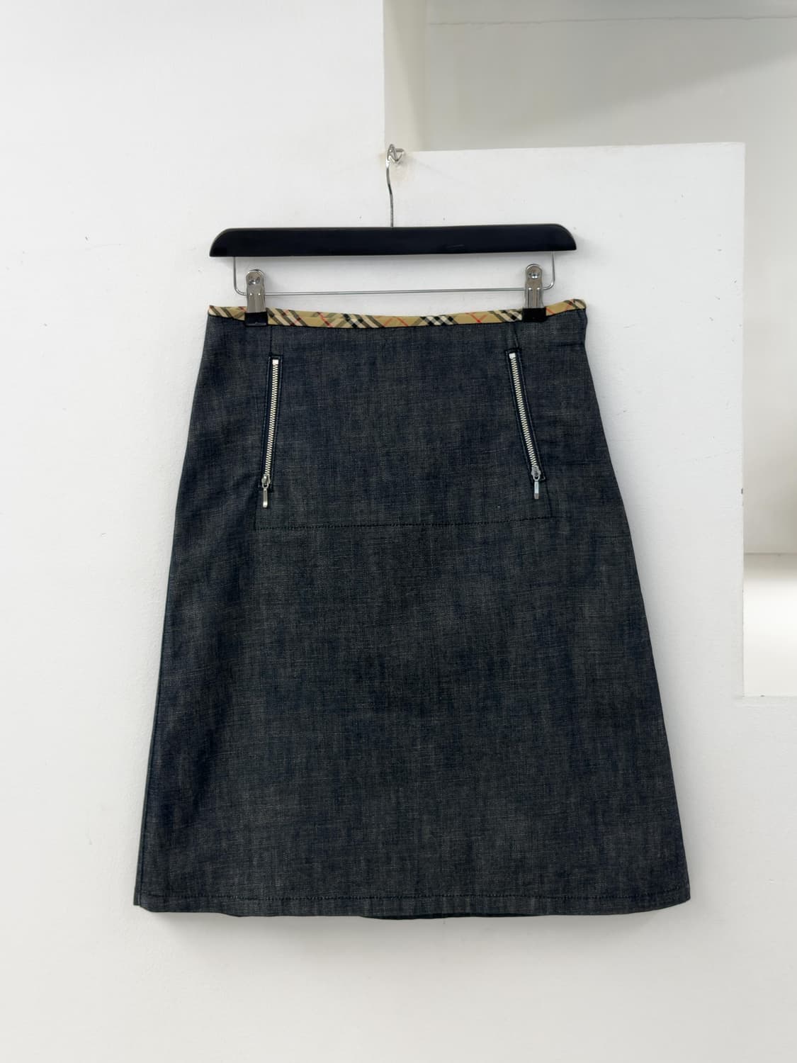 버버리 데님 스커트 상품이미지2