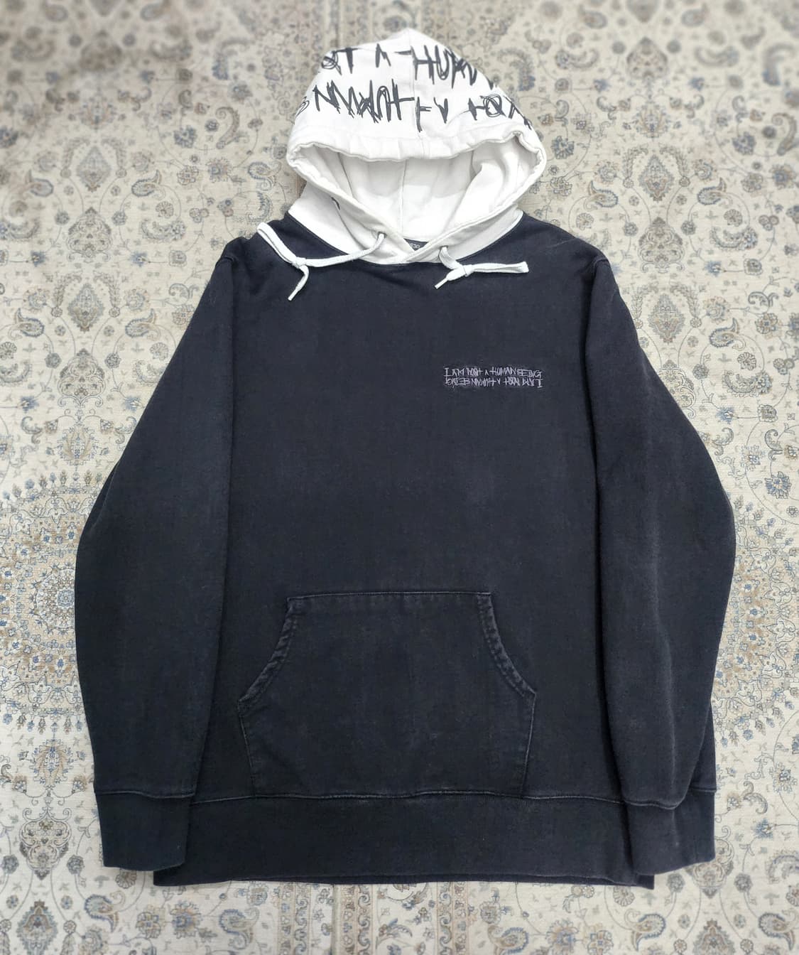아임낫어휴먼비잉 후드티 L 상품이미지1