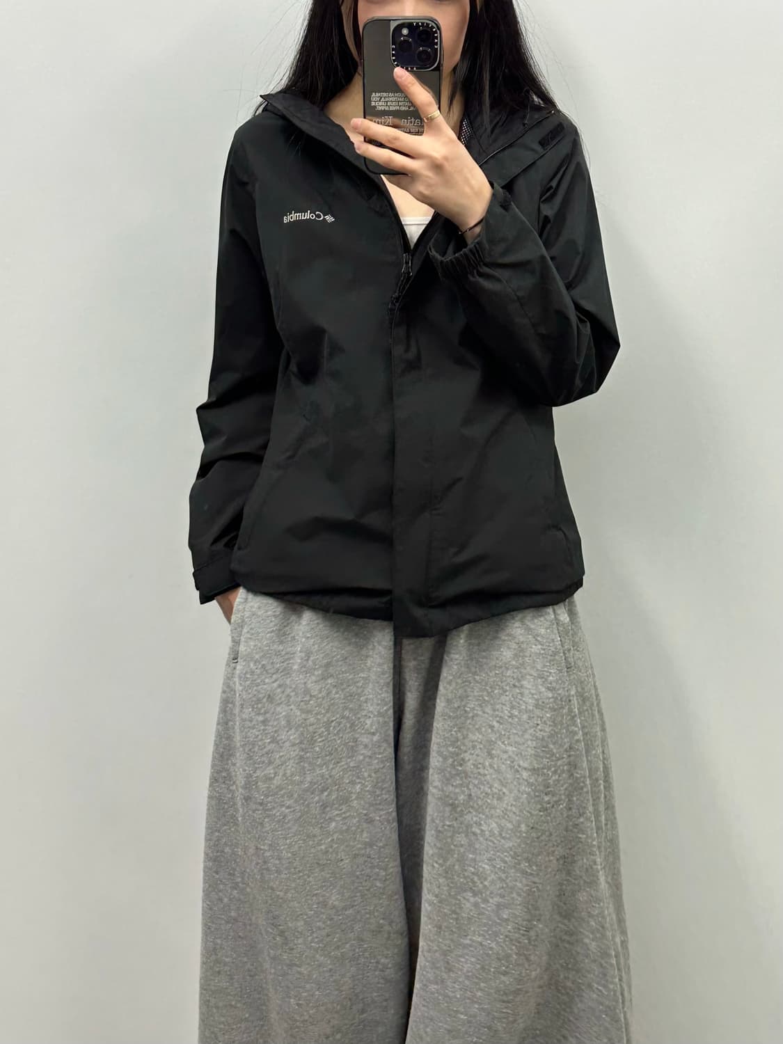 컬럼비아 블랙 윈드 바람막이 자켓 상품이미지1