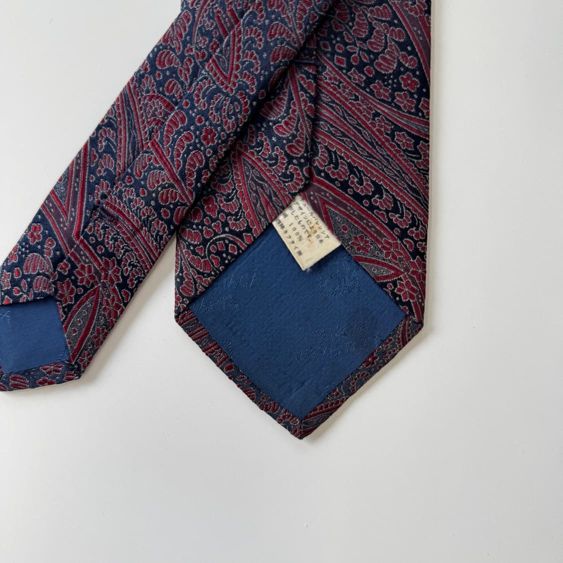 BALENCIAGA 발렌시아가 정품 명품 페이즐리 넥타이 7.8cm 상품이미지7