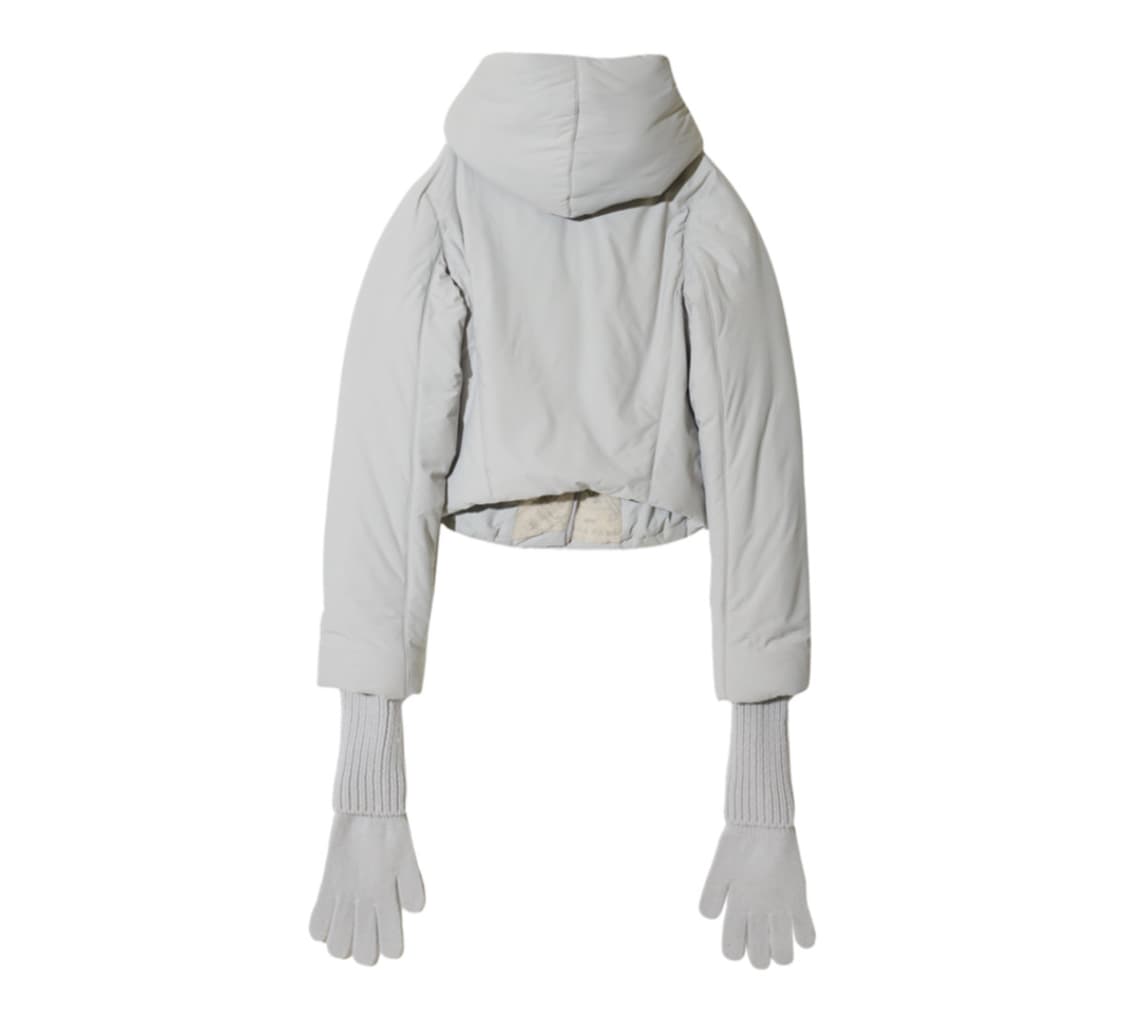 혜인 서 패디드 크롭 자켓 + 글러브 상품이미지3