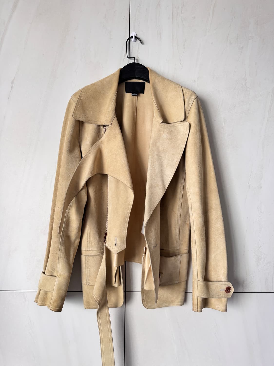 ALEXANDER WANG 스웨이드 자켓 베이지 Size 2(55,66사 상품이미지2