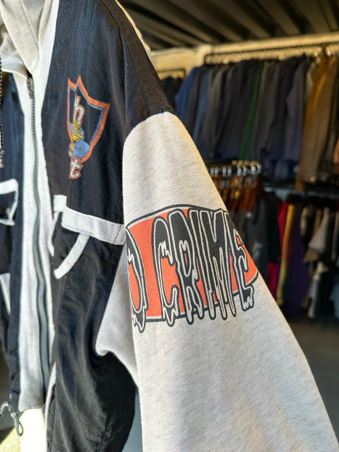 나일론 져지 후드 붐버 자켓 상품이미지7