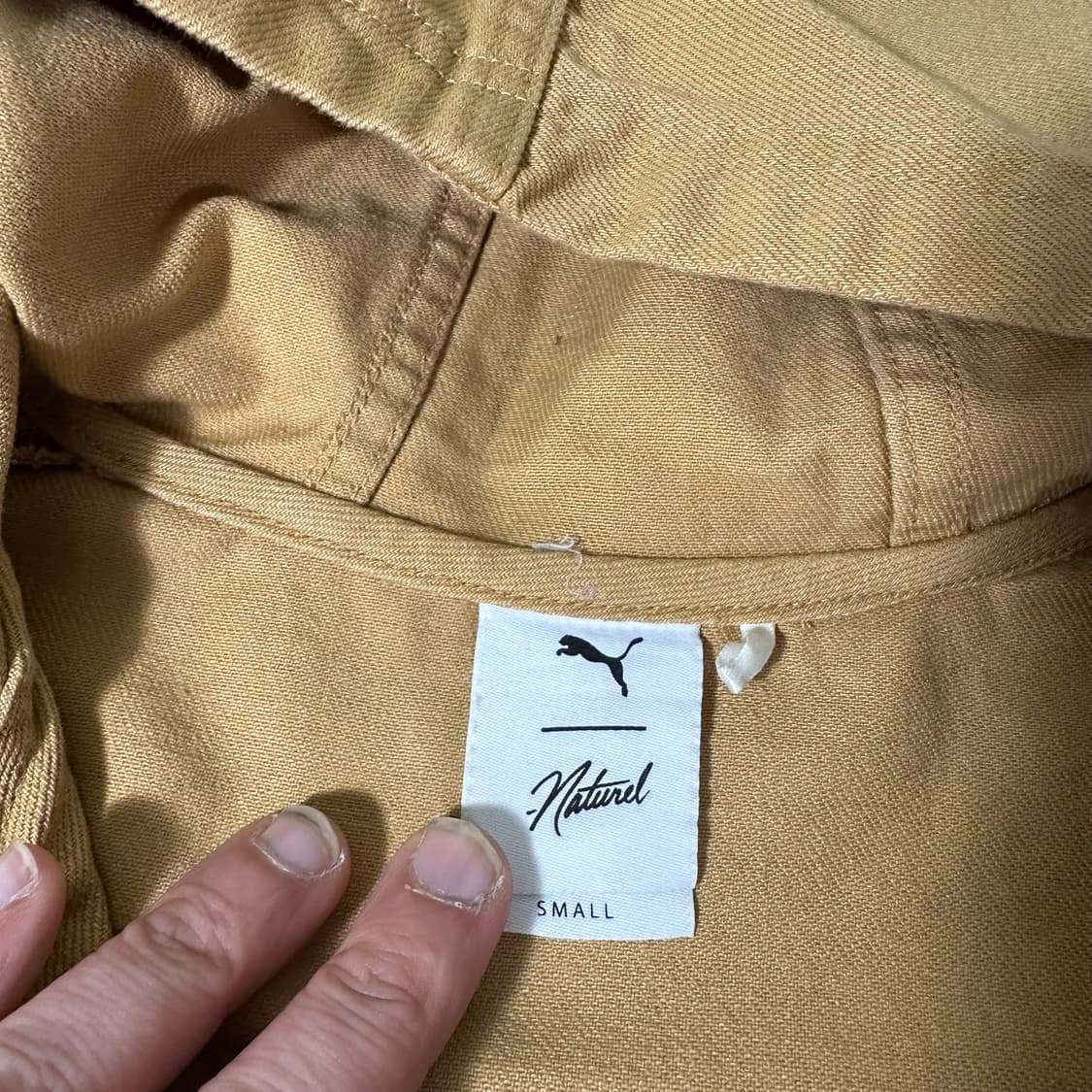 S 95 푸마 X natunel 딥베이지 투웨이 웜후드 야상자켓 상품이미지5