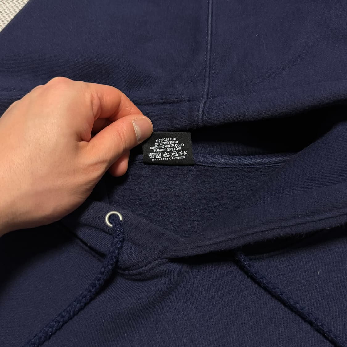 스투시 베이직 로고 후드티 상품이미지3