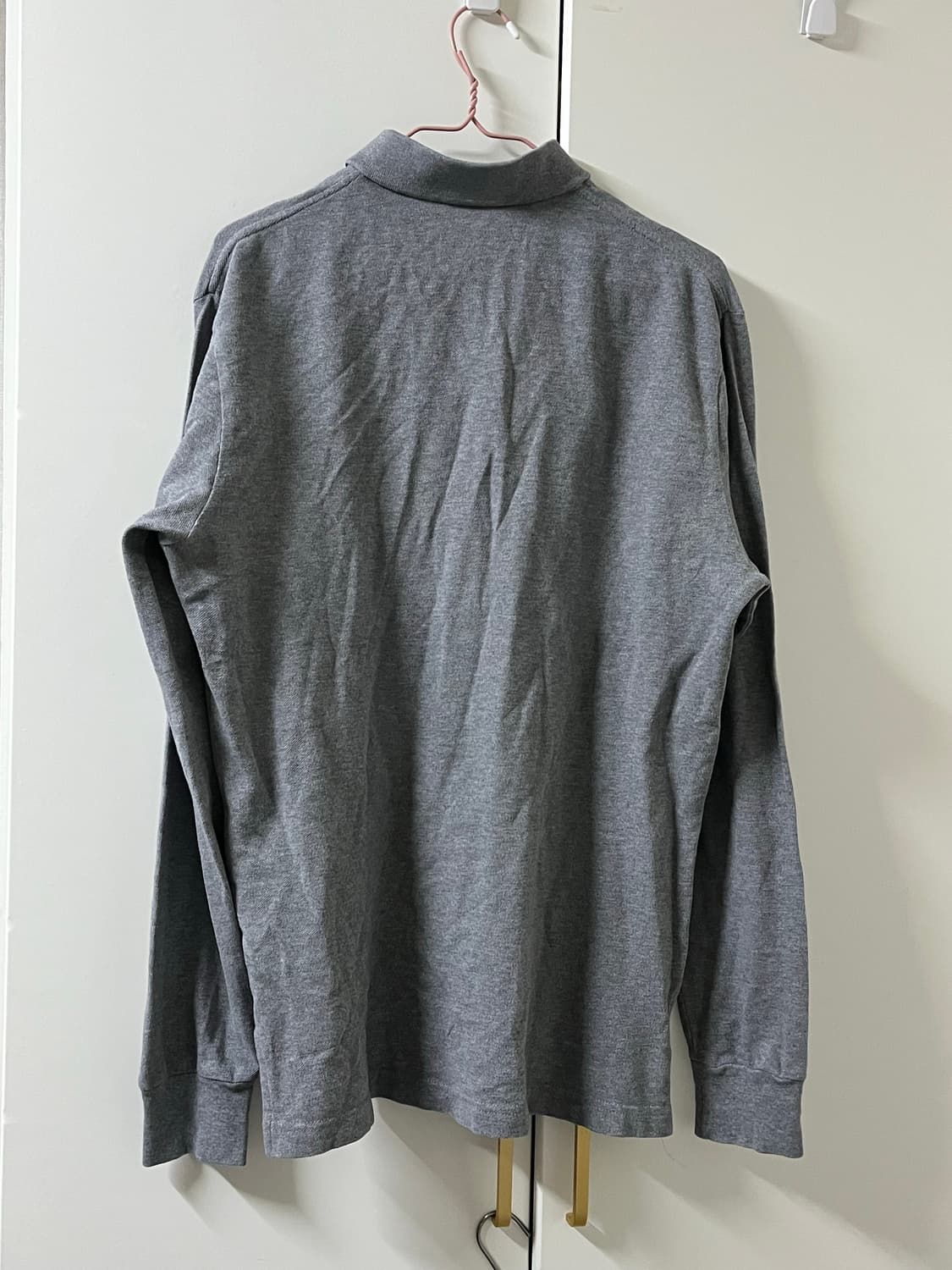 폴로 긴팔 카라티셔츠 M 그레이 GREY 상품이미지2