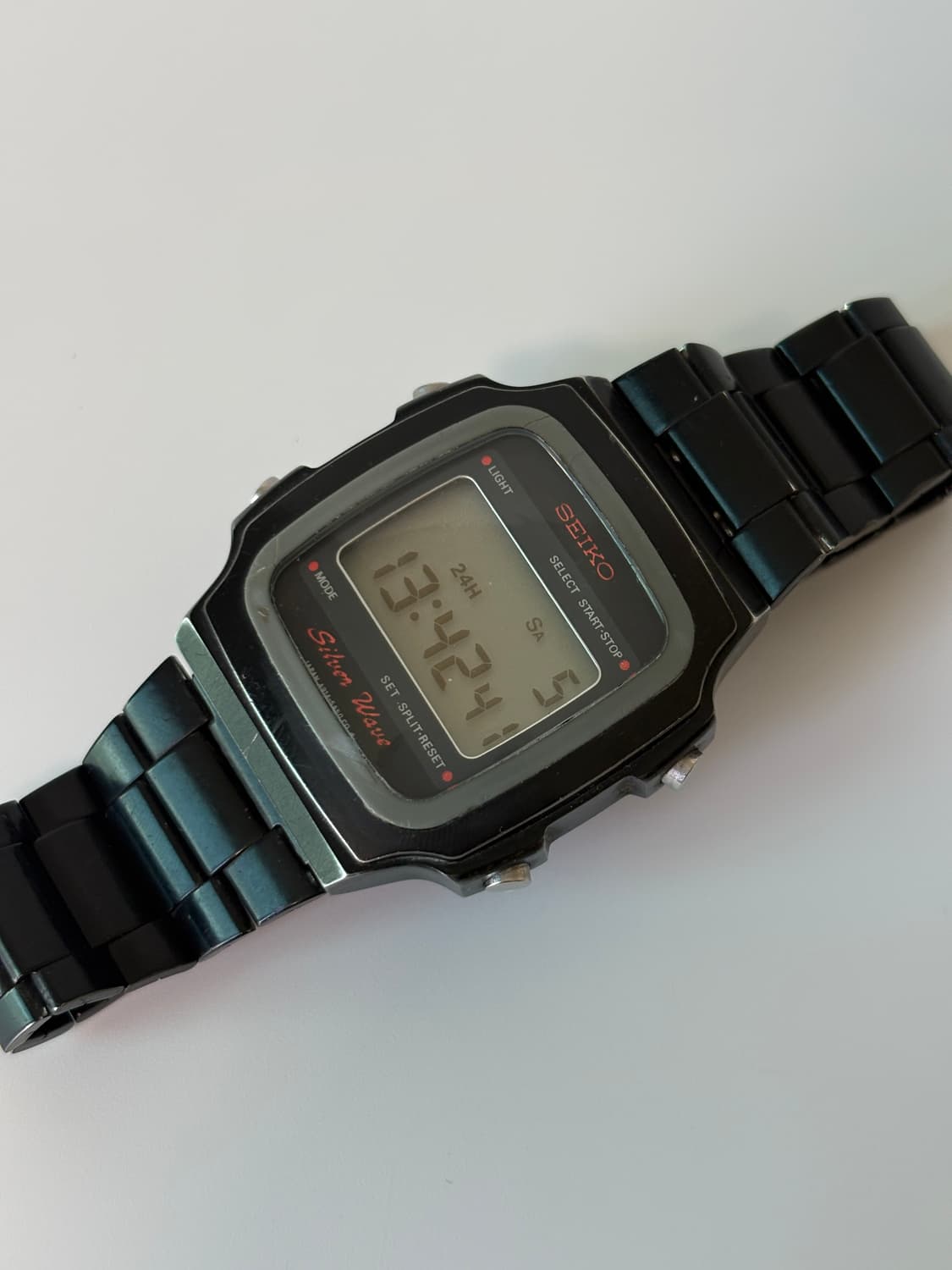 1980s Silverwave Black Square Digital 상품이미지4