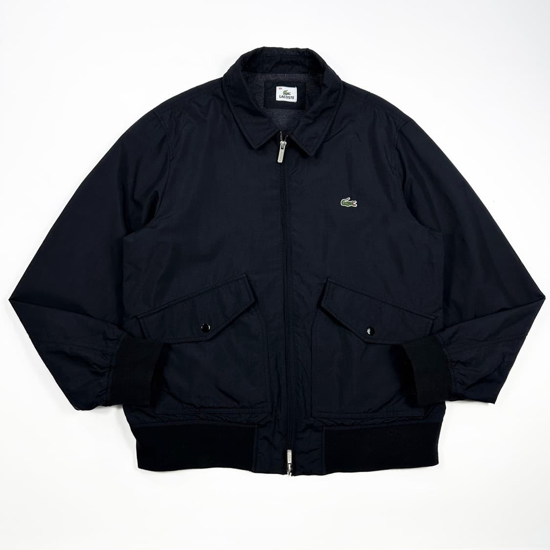 라코스테 크록 레트로 블랙 블루종 자켓 (L) 상품이미지2