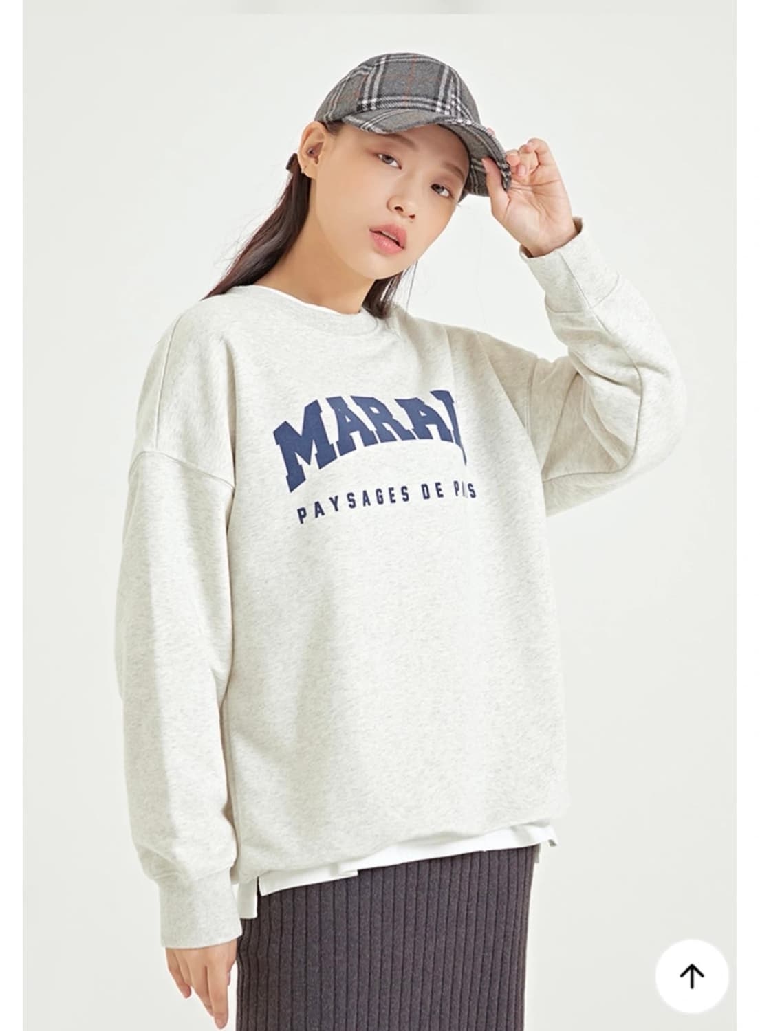 스파오 트레이닝복 세트 멜란지그레이 M 상품이미지1