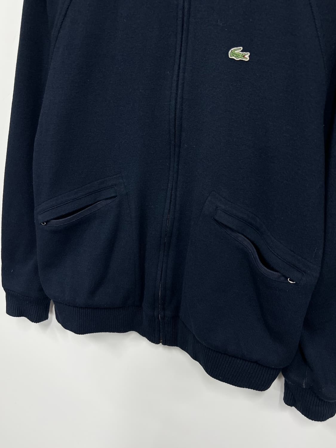 라코스테 네이비 후리스 집업 자켓 상품이미지3