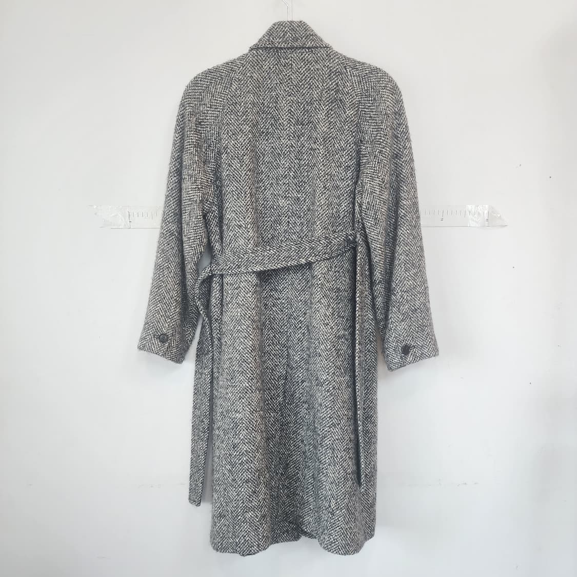 헤지스 헤링본 롱코트 상품이미지8