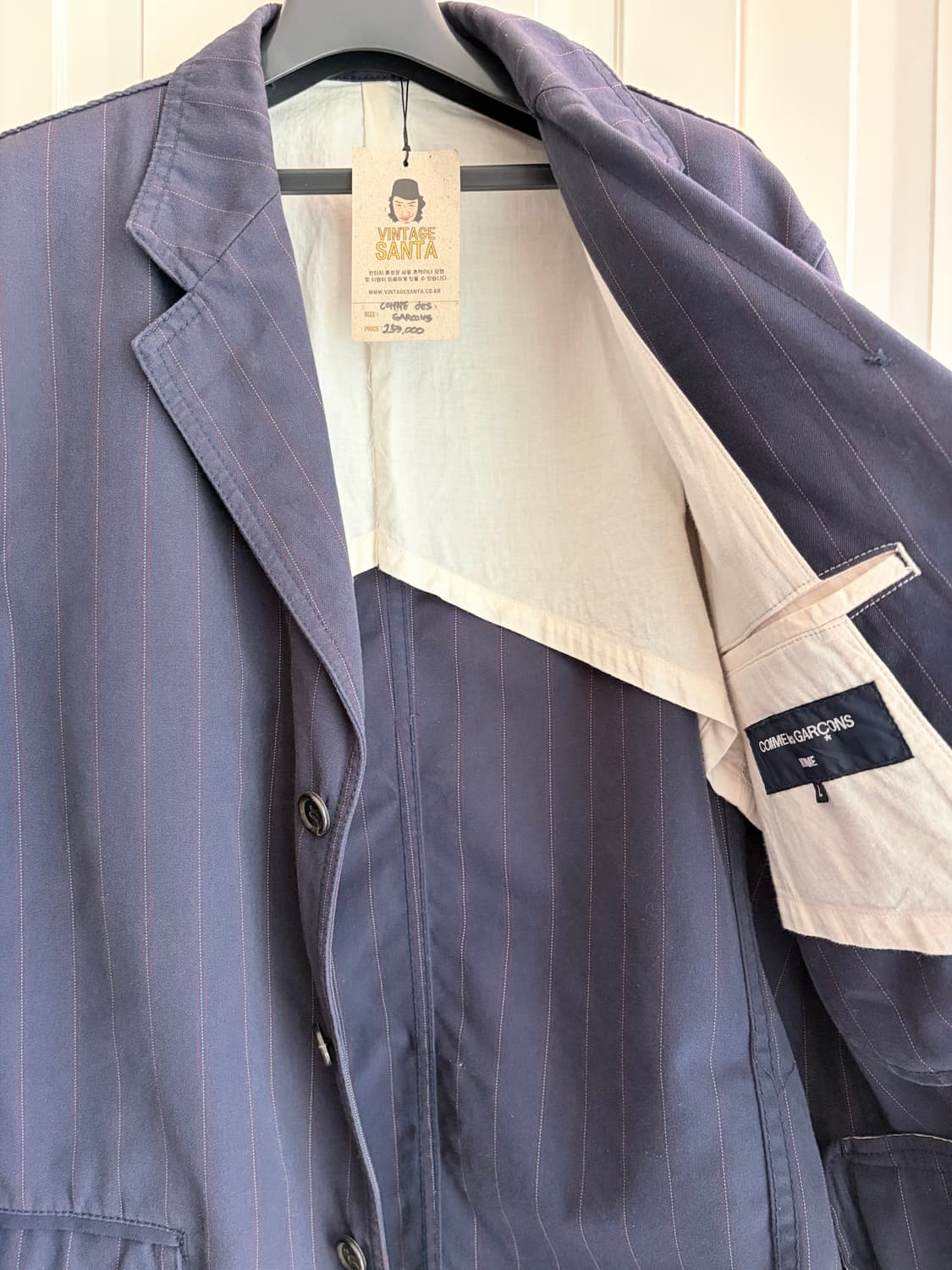 꼼데가르송 3B 면 블레이저 스포츠 자켓 (L사이즈) 상품이미지4