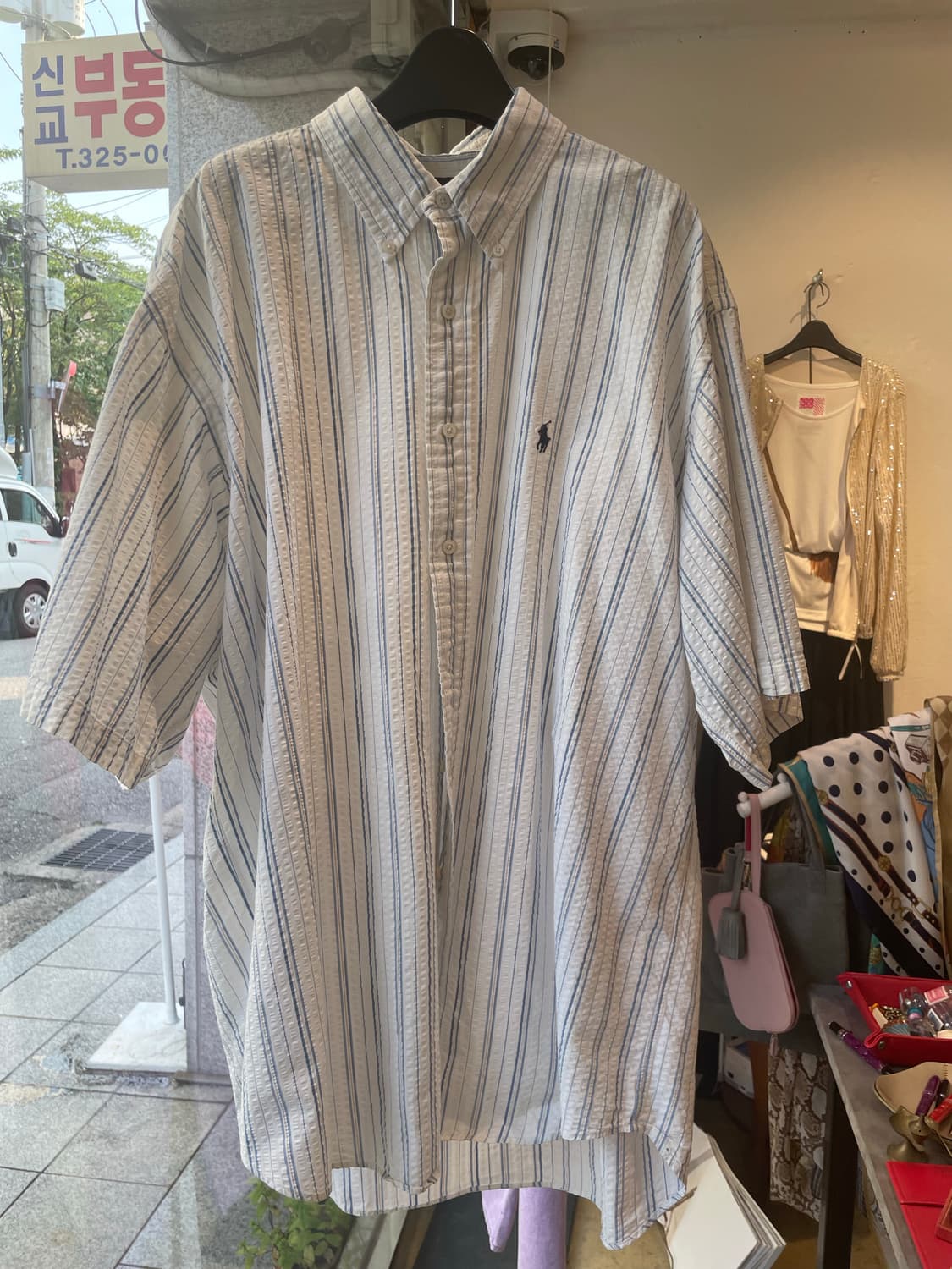 폴로 랄프로렌 스트라이프 셔츠 (XL) 상품이미지1
