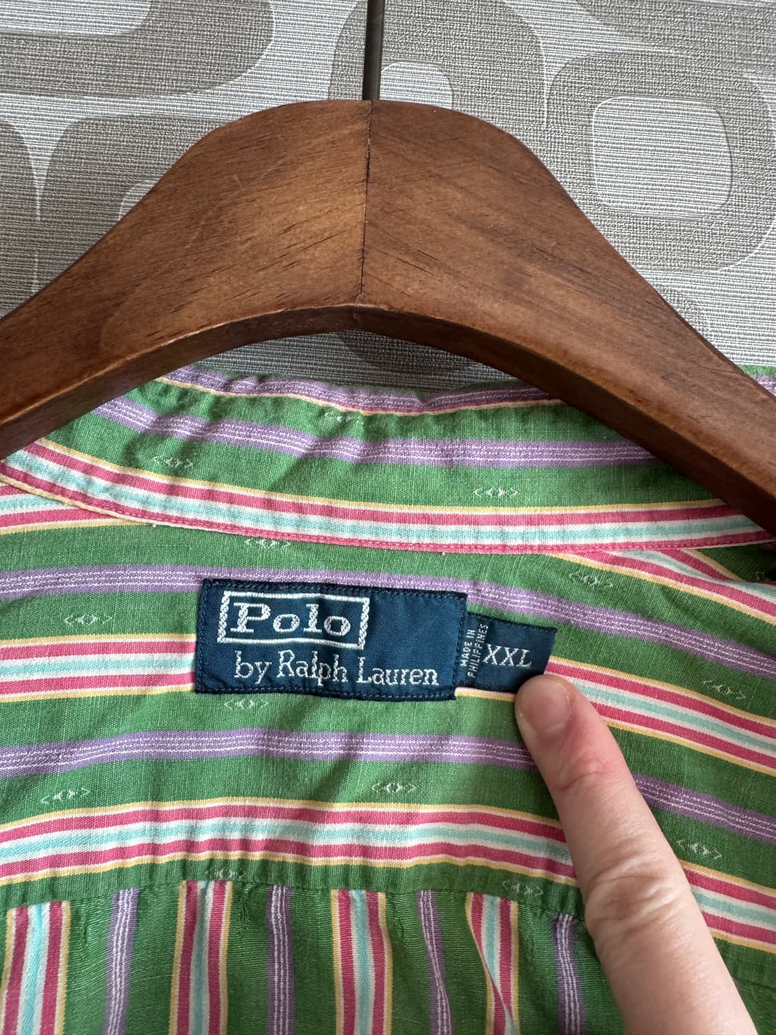 Ralph Lauren 폴로 랄프로렌 빈티지 스트라이프 셔츠 XXL 상품이미지4