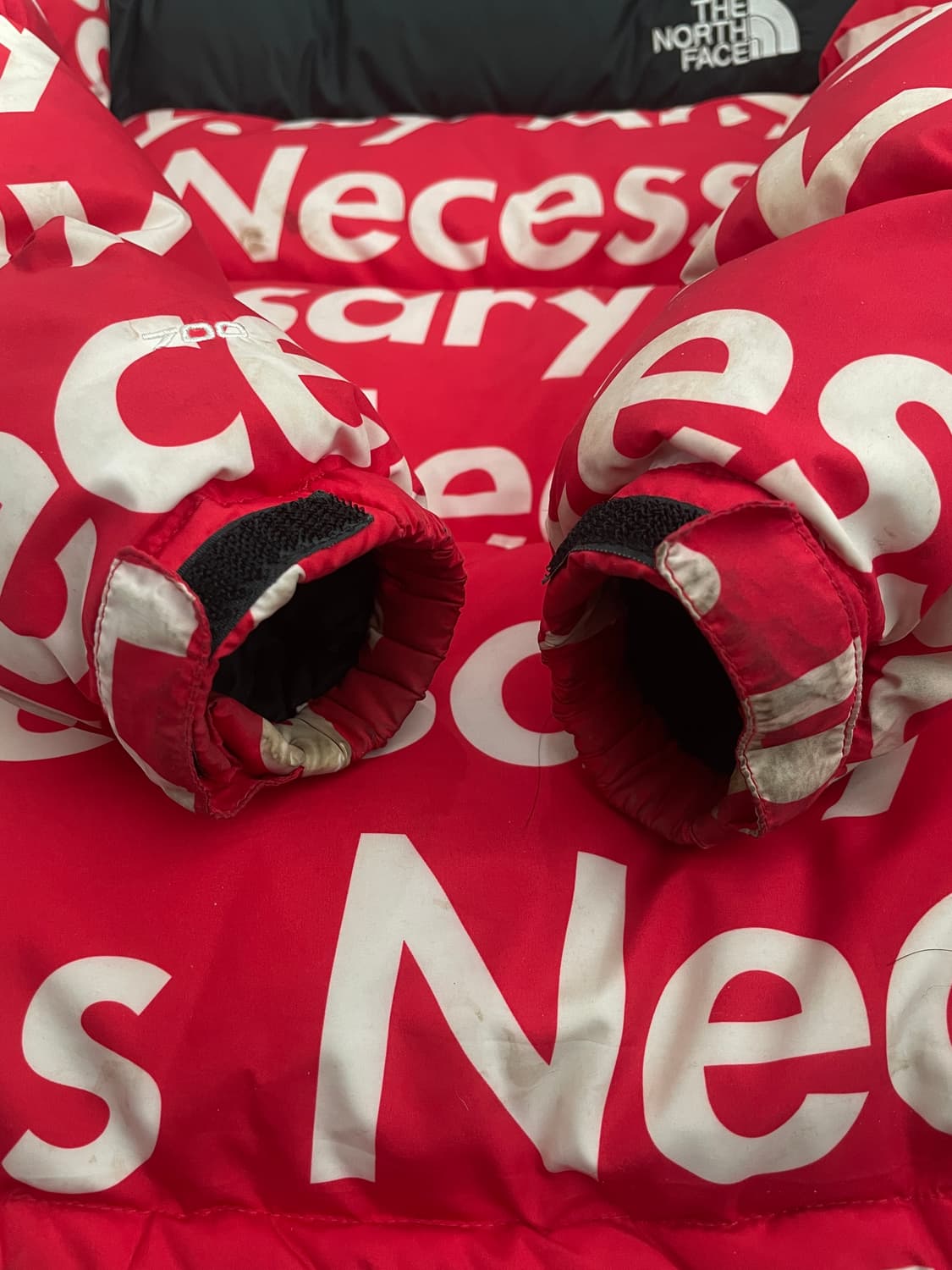 슈프림 노스페이스 15fw 레터링 눕시 레드 상품이미지10