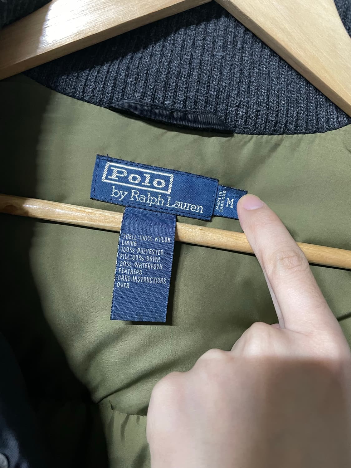 폴로 랄프로렌 다운패딩 점퍼 자켓 사이즈큼 상품이미지8