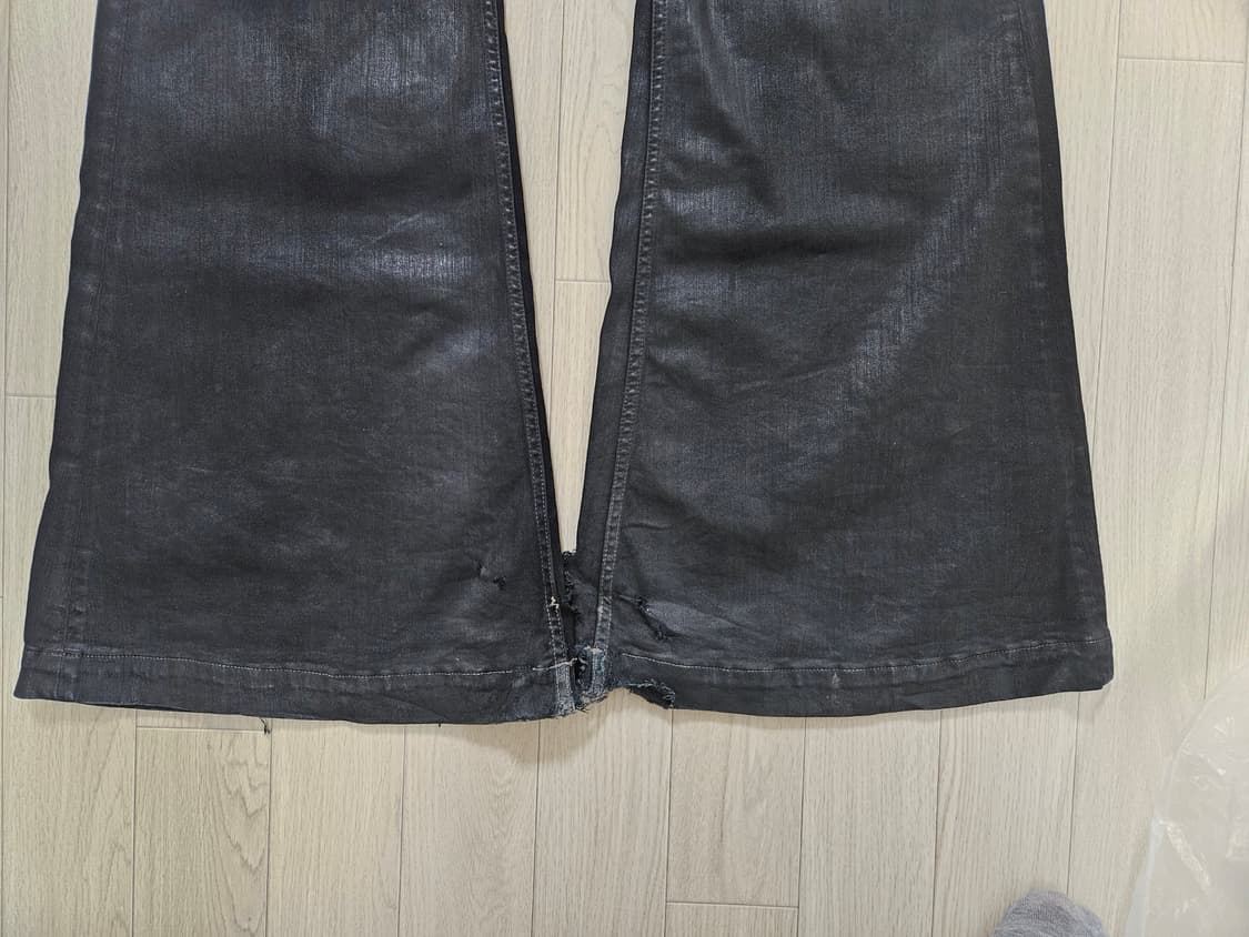 릭오웬스 다크쉐도우 볼란 부츠컷 sbw 33사이즈 상품이미지4