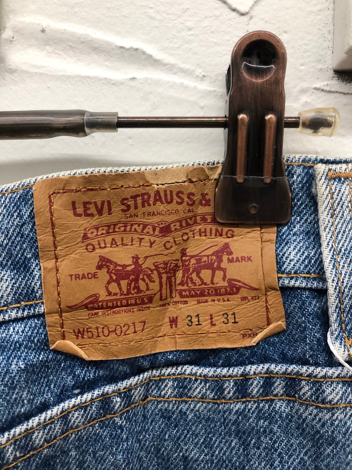 90‘s 510 31x31 made in USA 상품이미지3