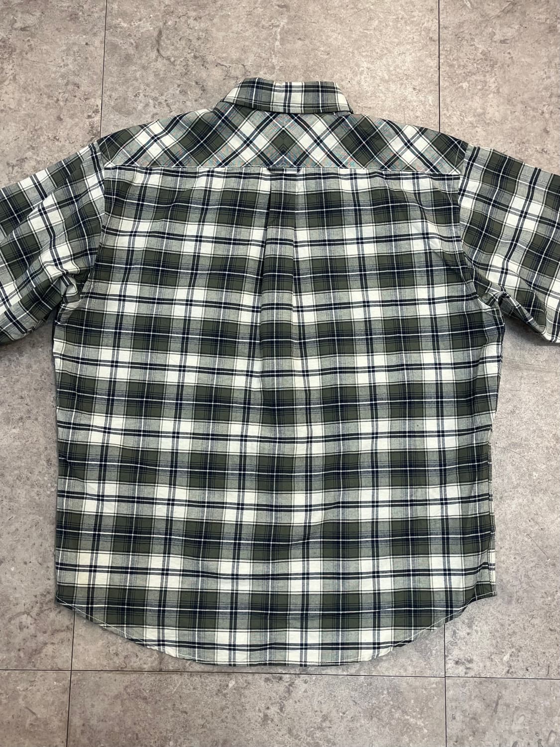 디스이즈네버뎃 체크 셔츠 그린 S #csz2267 상품이미지8
