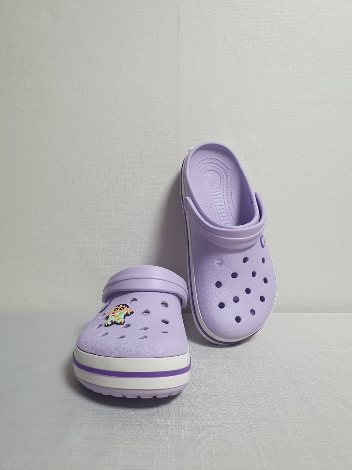 250mm 크록스 크록밴드 클로그 라벤더 W8 상품이미지2