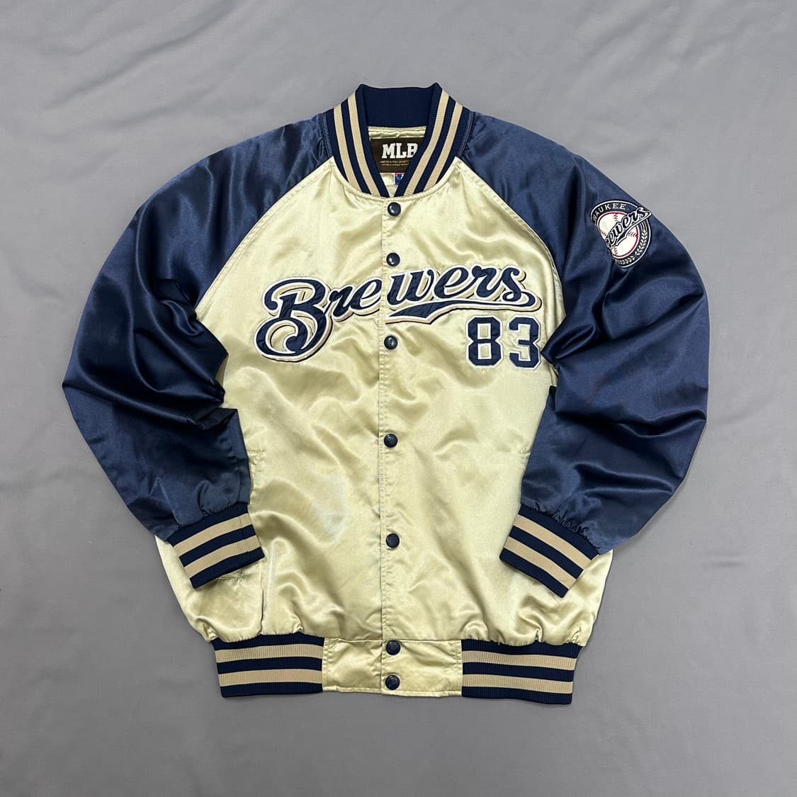 MLB 00s 올드스쿨 밀워키 브루어스 야구점퍼 100 상품이미지2