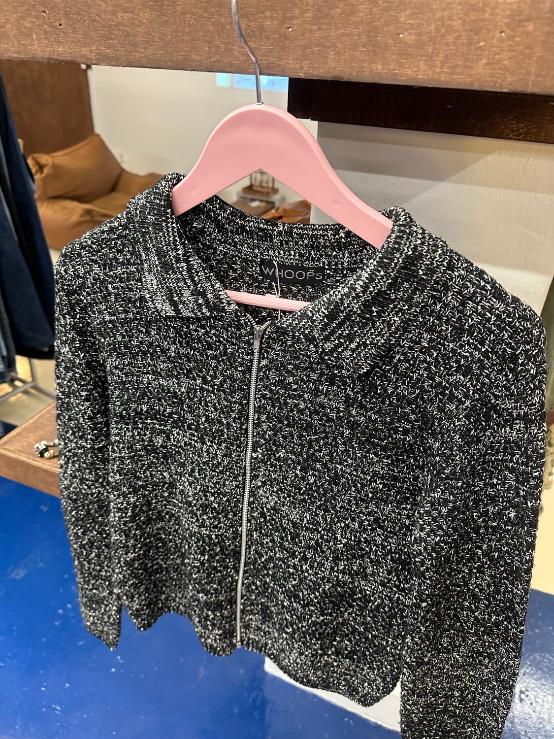 Woops 카라 니트집업 상품이미지4