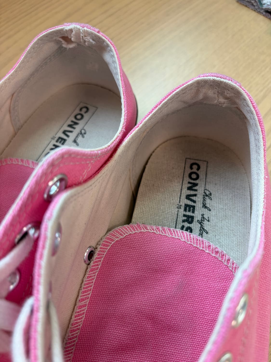 컨버스 척테일러 70 로우 핑크 스니커즈 275 상품이미지4