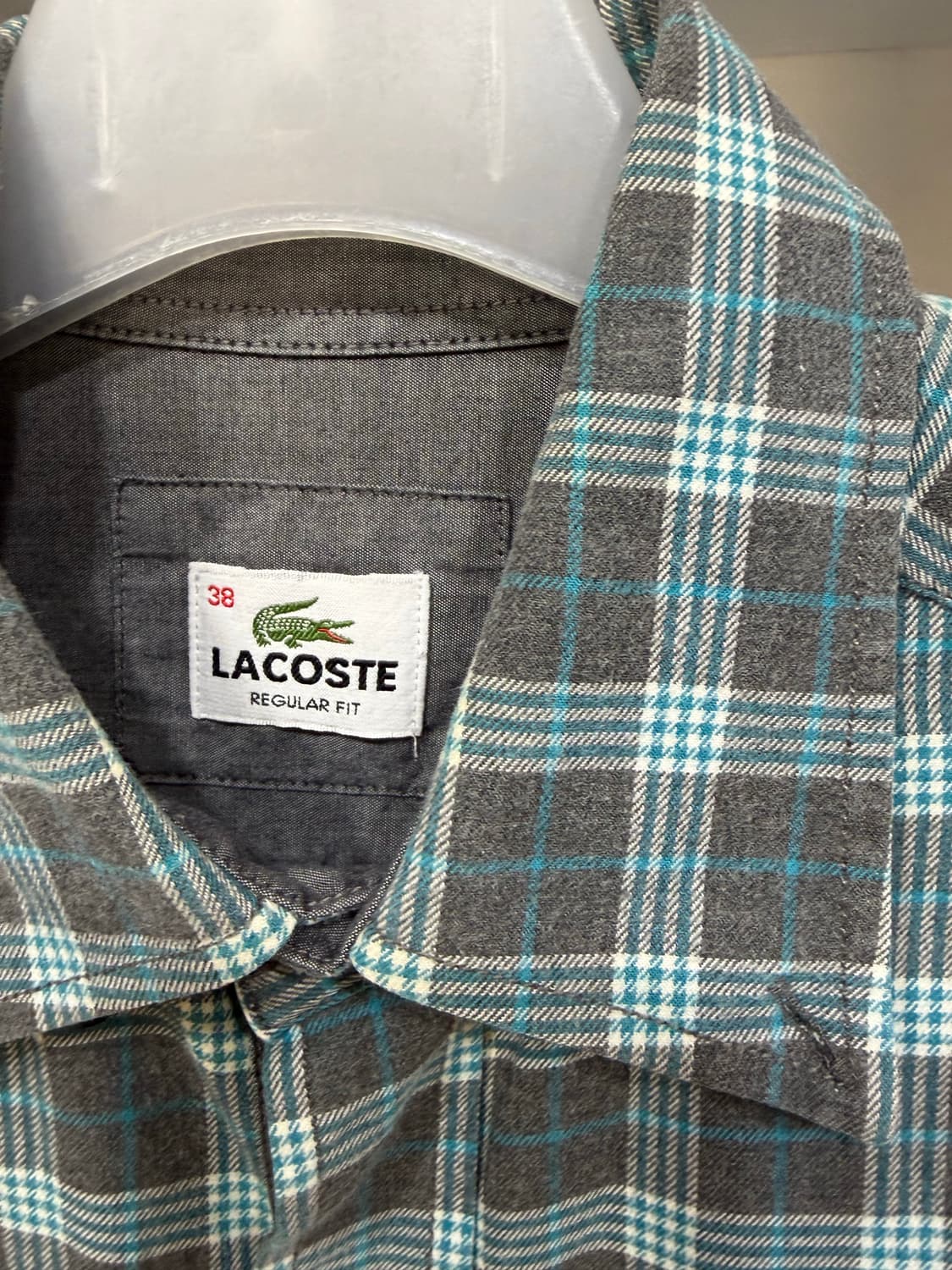 라코스테 플란넬 체크 셔츠 95사이즈 상품이미지3