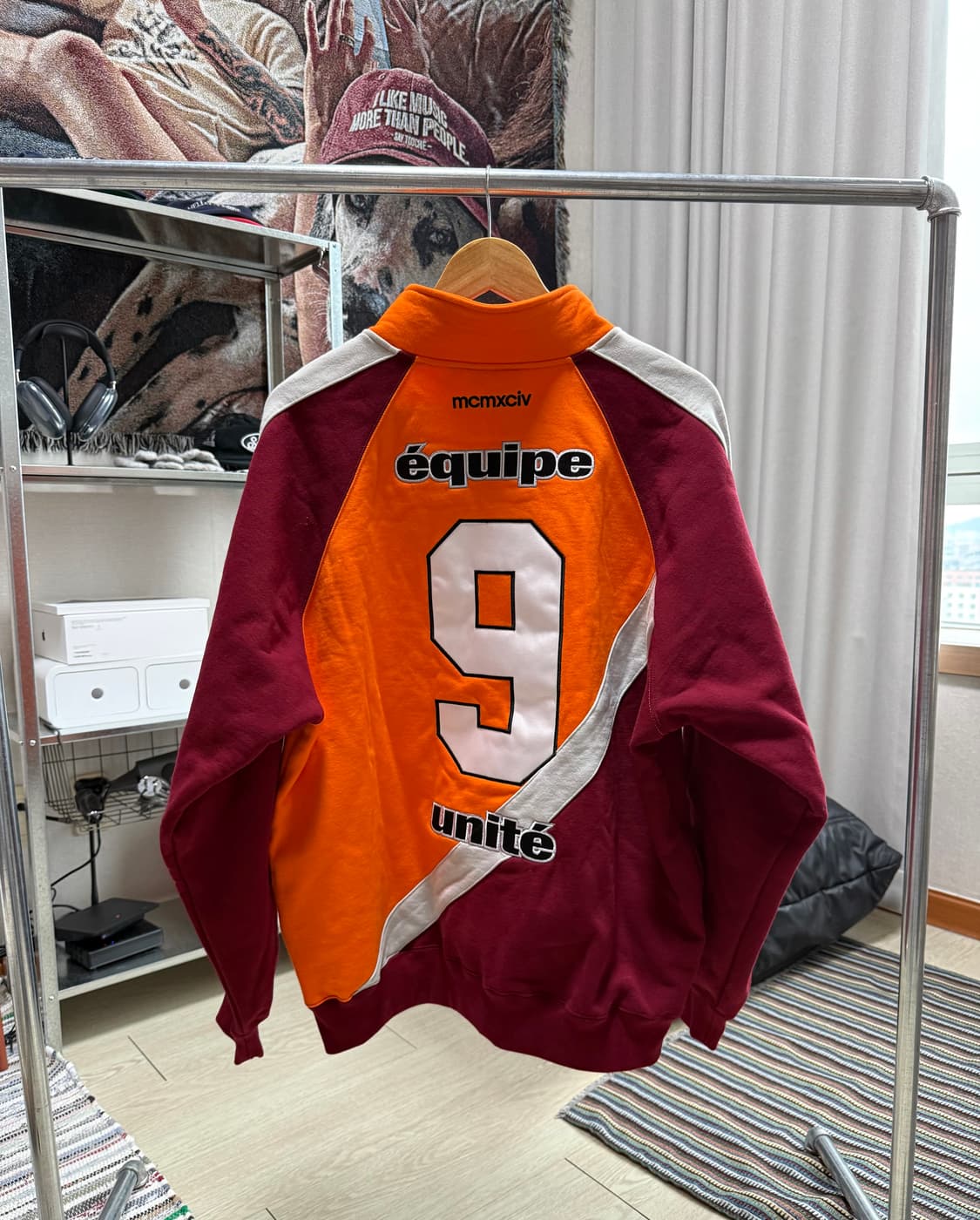 슈프림 이큅 하프집업 맨투맨 상품이미지3