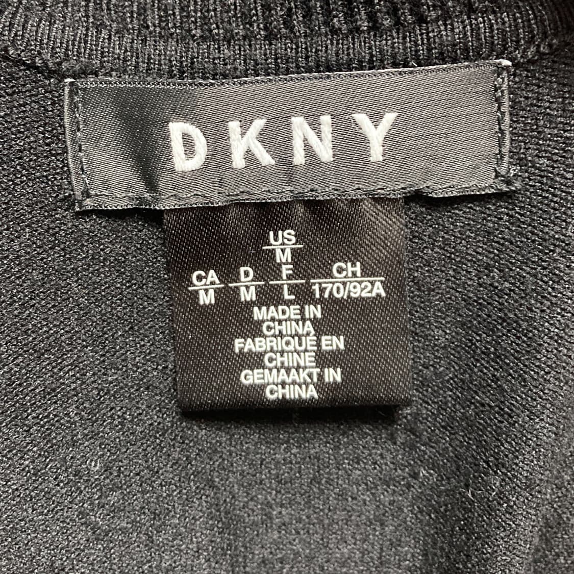 DKNY 여성라운드니트티 블랙 100  상품이미지4