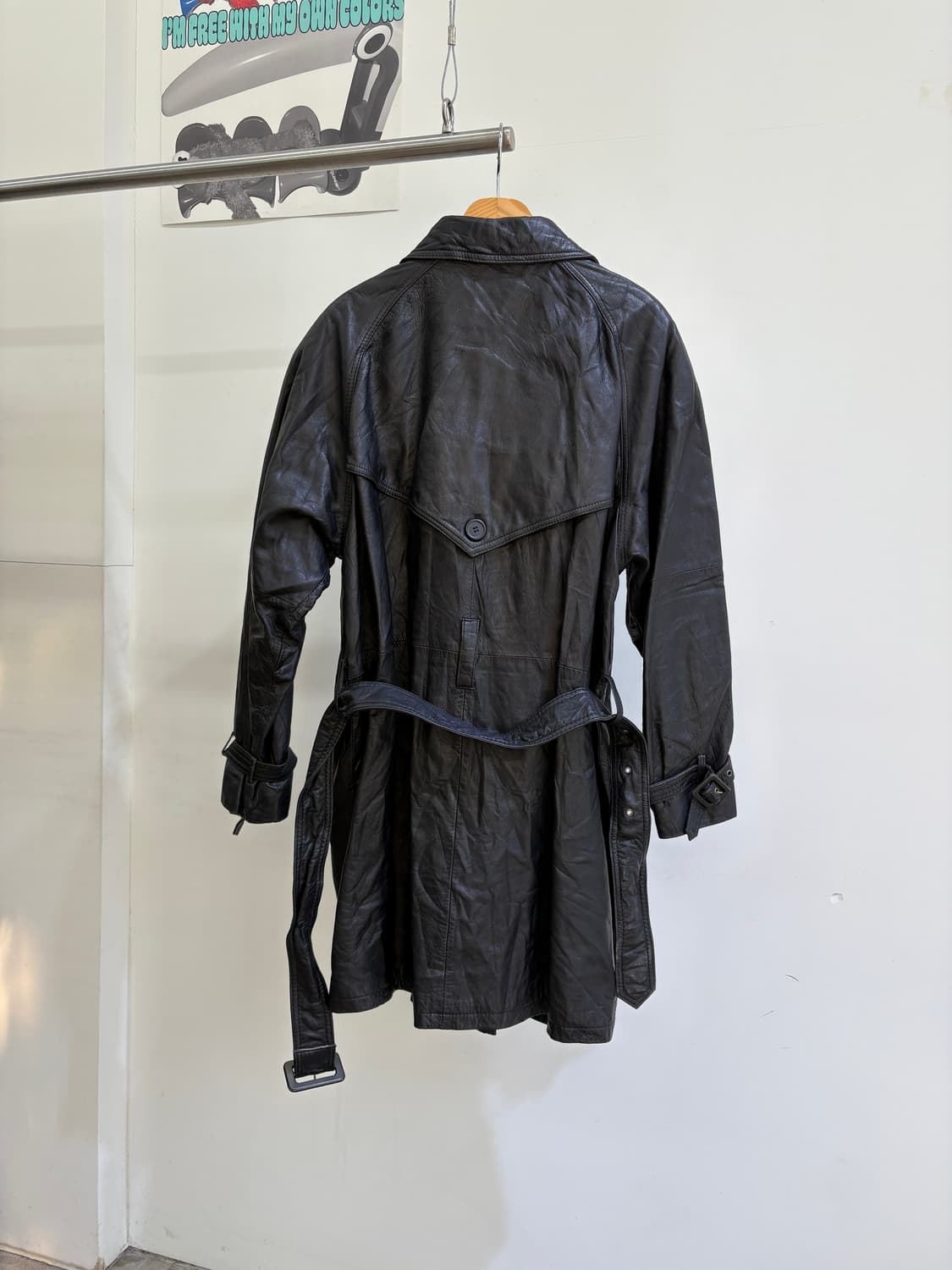 ALCOBALENO 레더코트 상품이미지5