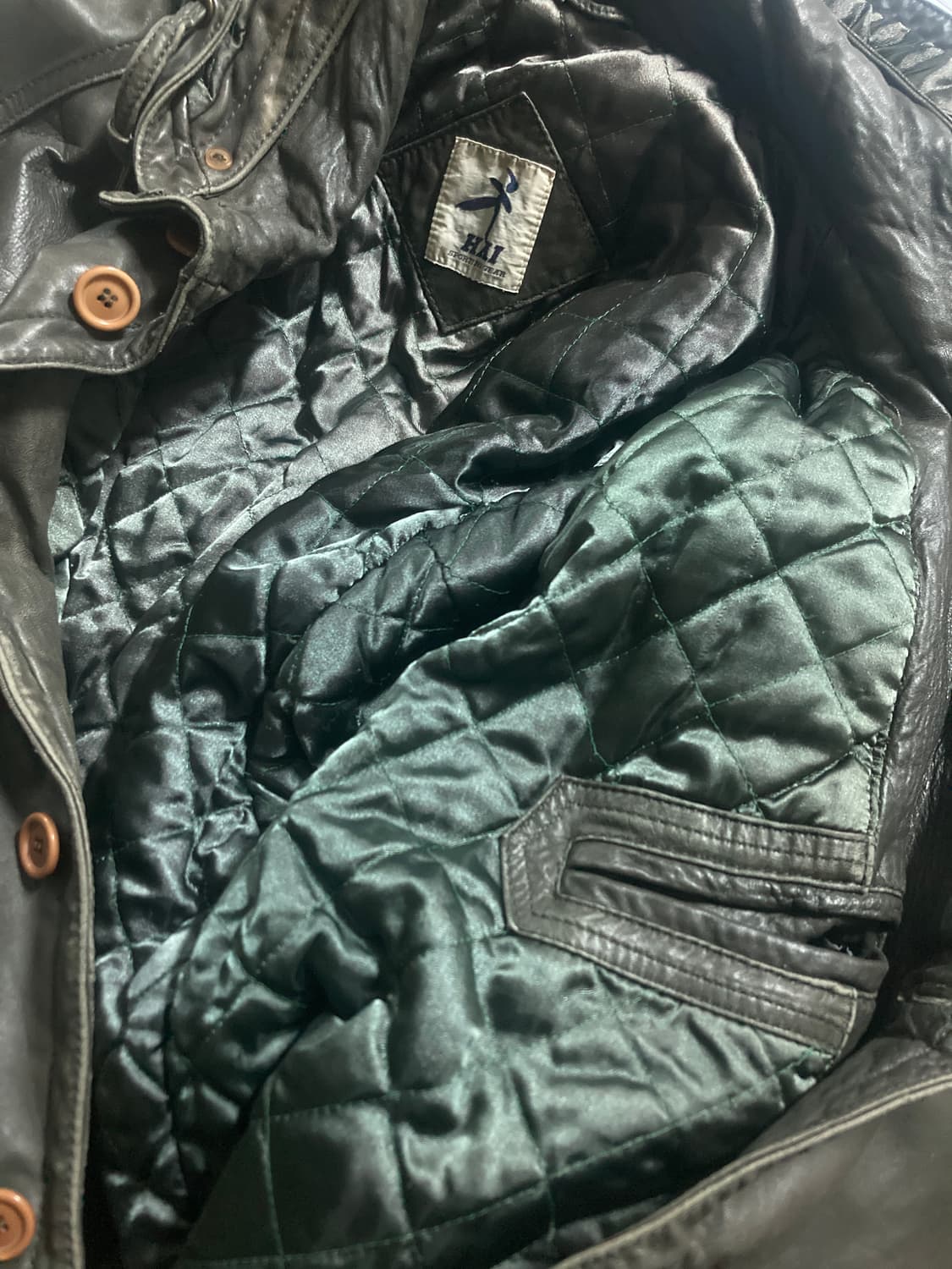 Hai issey miyake 80‘s leather parka 상품이미지7