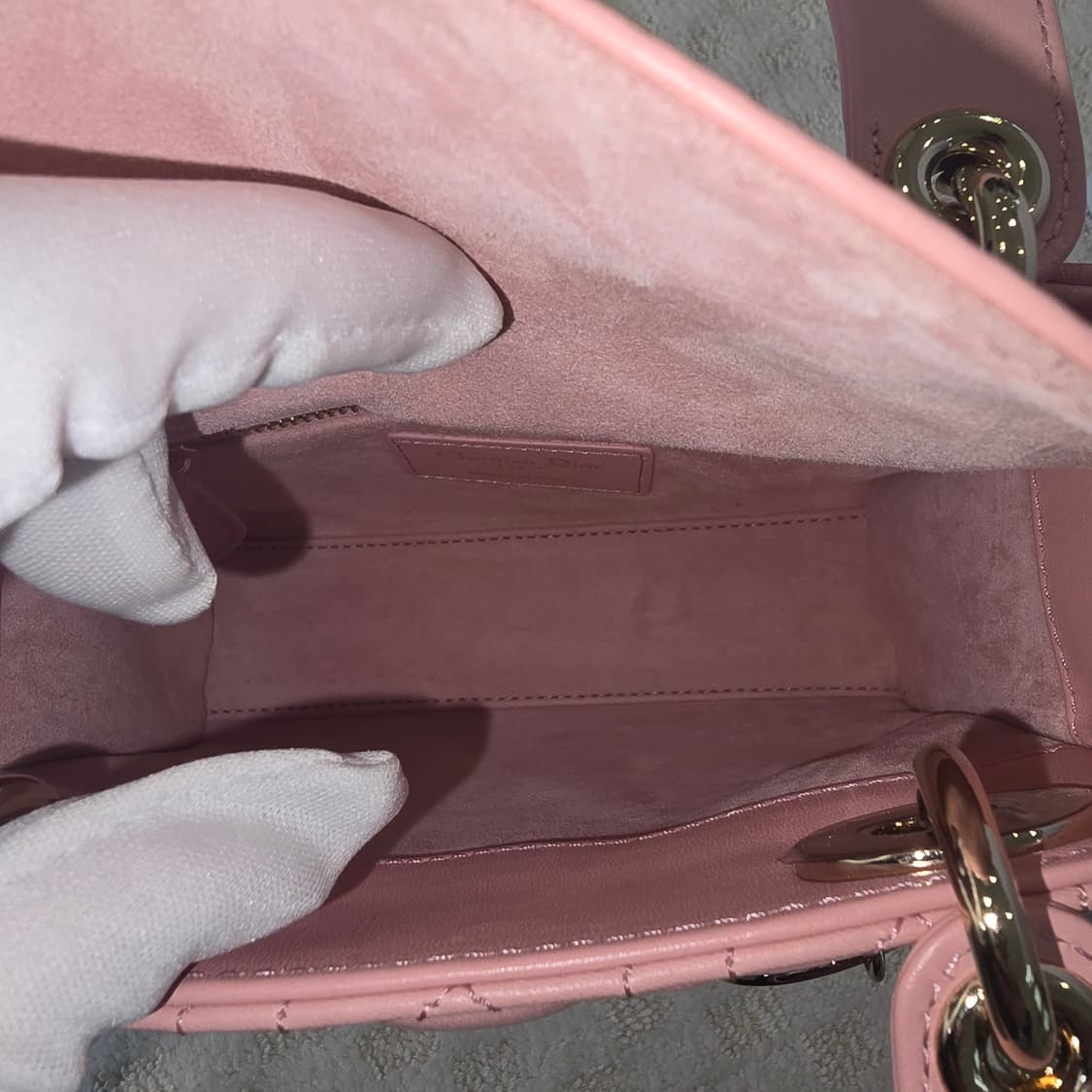 [중고/정품] 디올 레이디백 미니 엔틱 핑크 상품이미지8