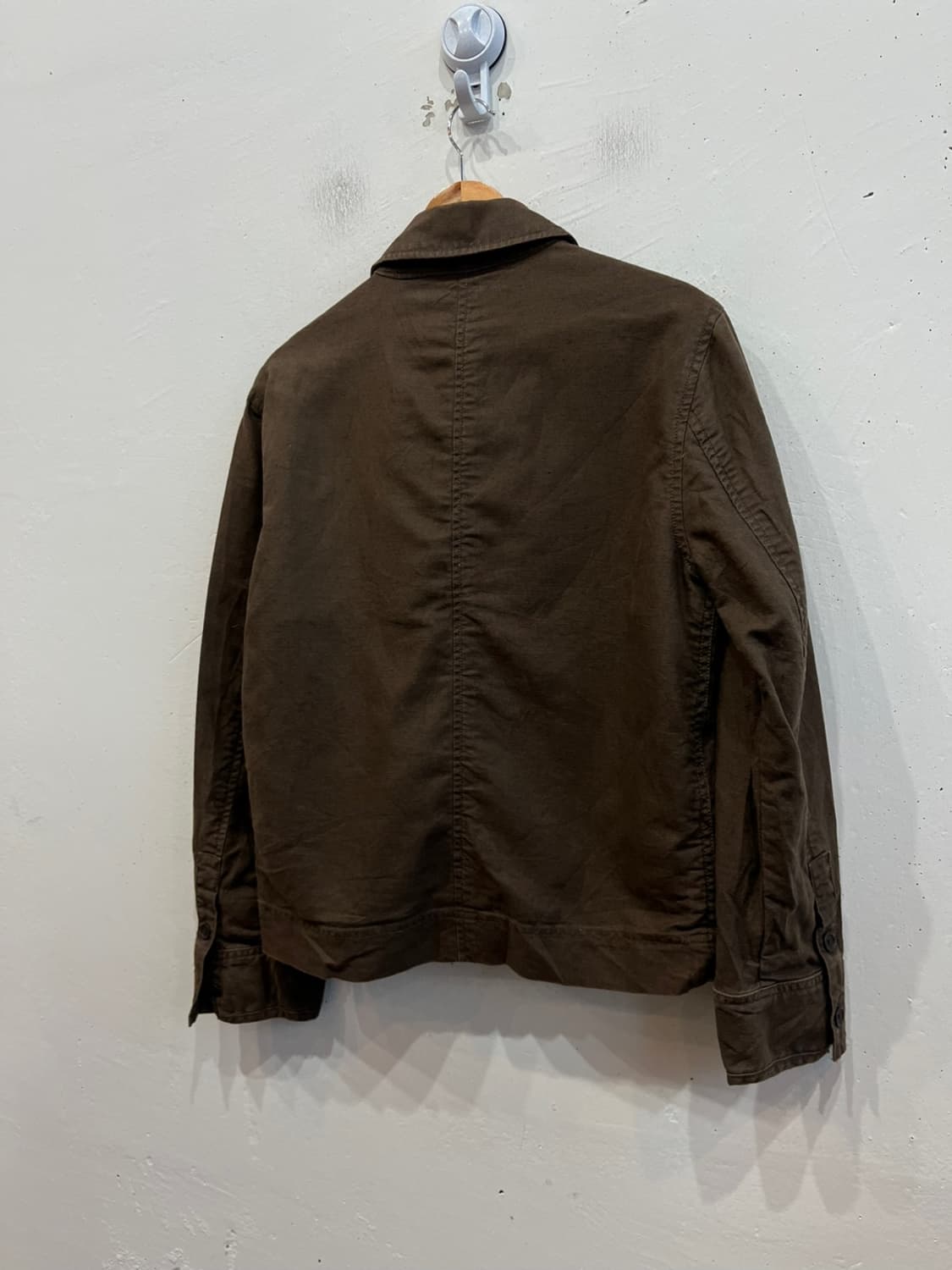 GAP 갭 린넨 블렌드 블루종 자켓 브라운 상품이미지4