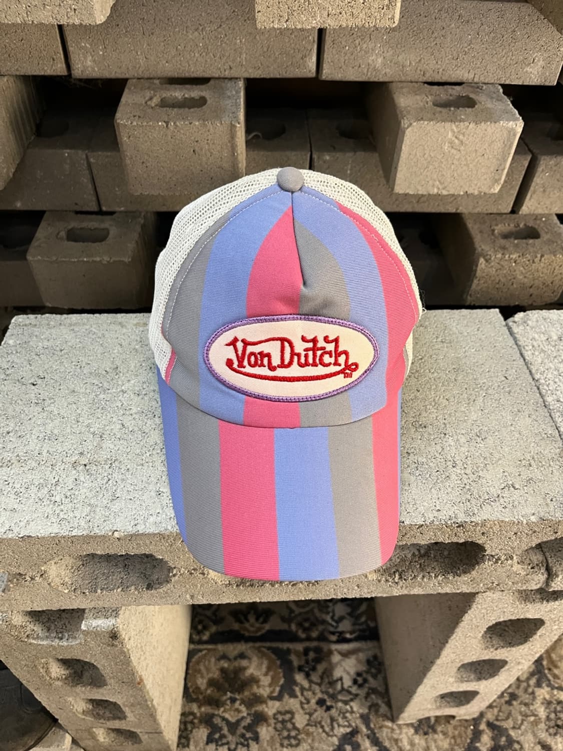본 더치 파스텔 스트라이프 로고 캡 상품이미지2