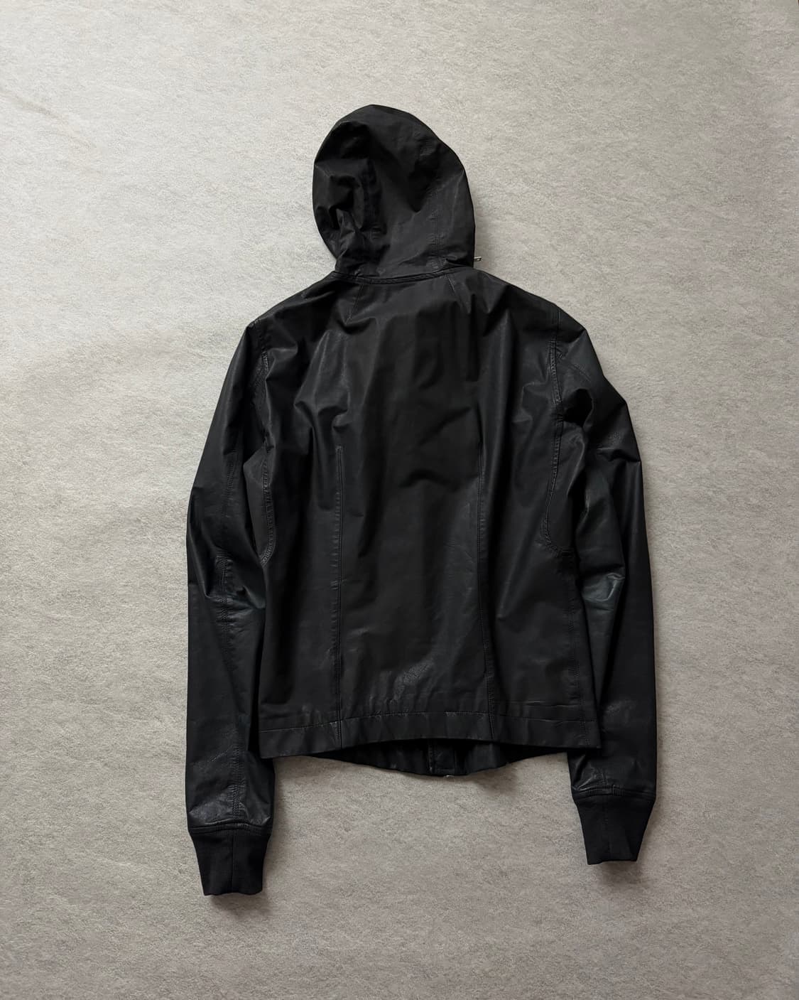 릭오웬스 비대칭 램스킨 자켓 상품이미지2