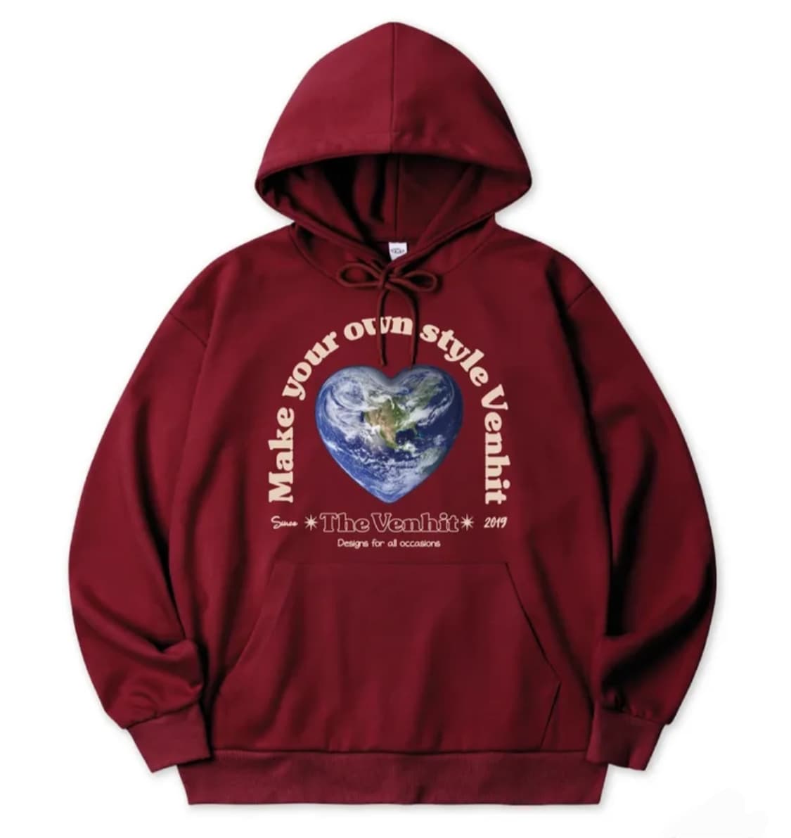 벤힛 EarthHeart 기모 후드티 상품이미지1